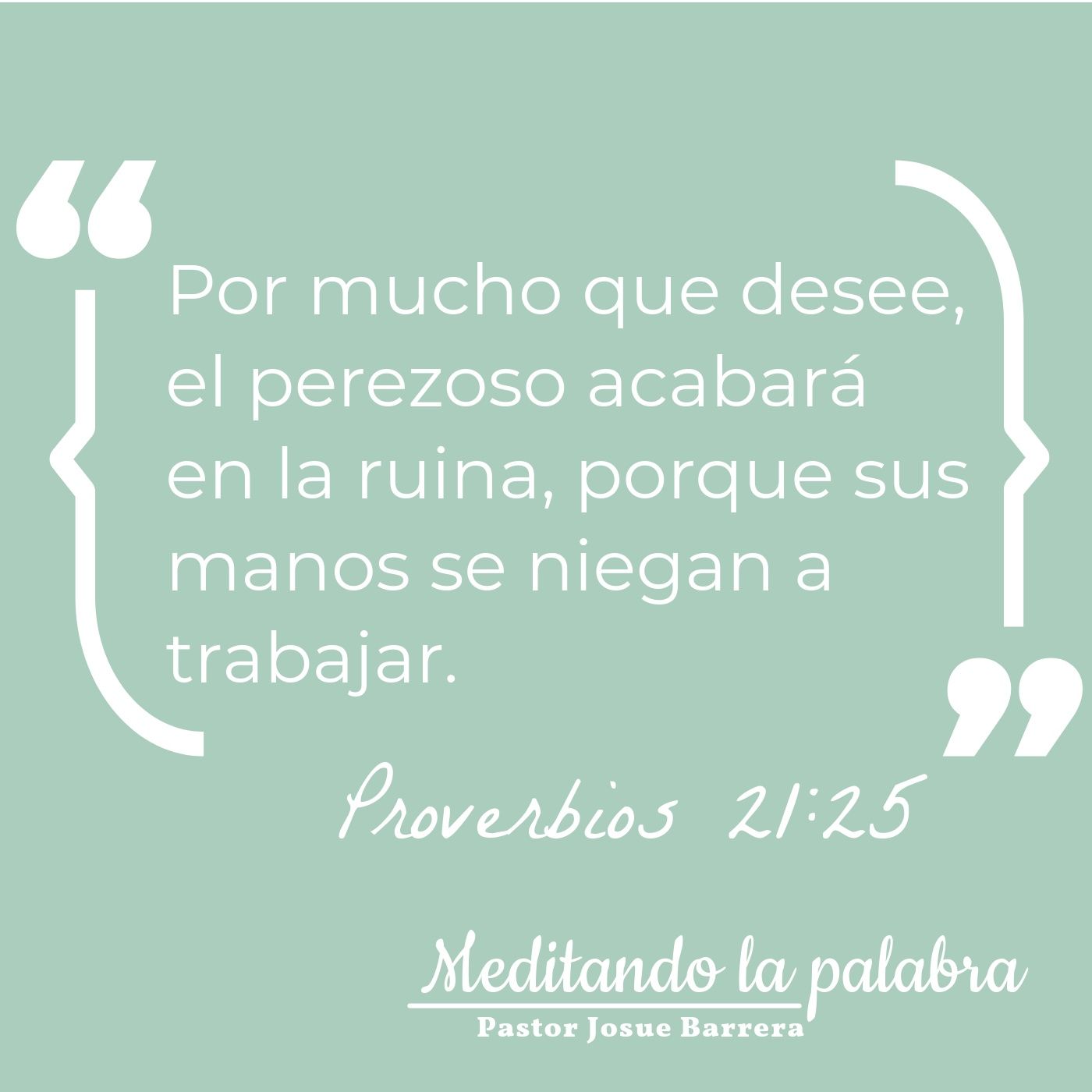 Meditando la palabra