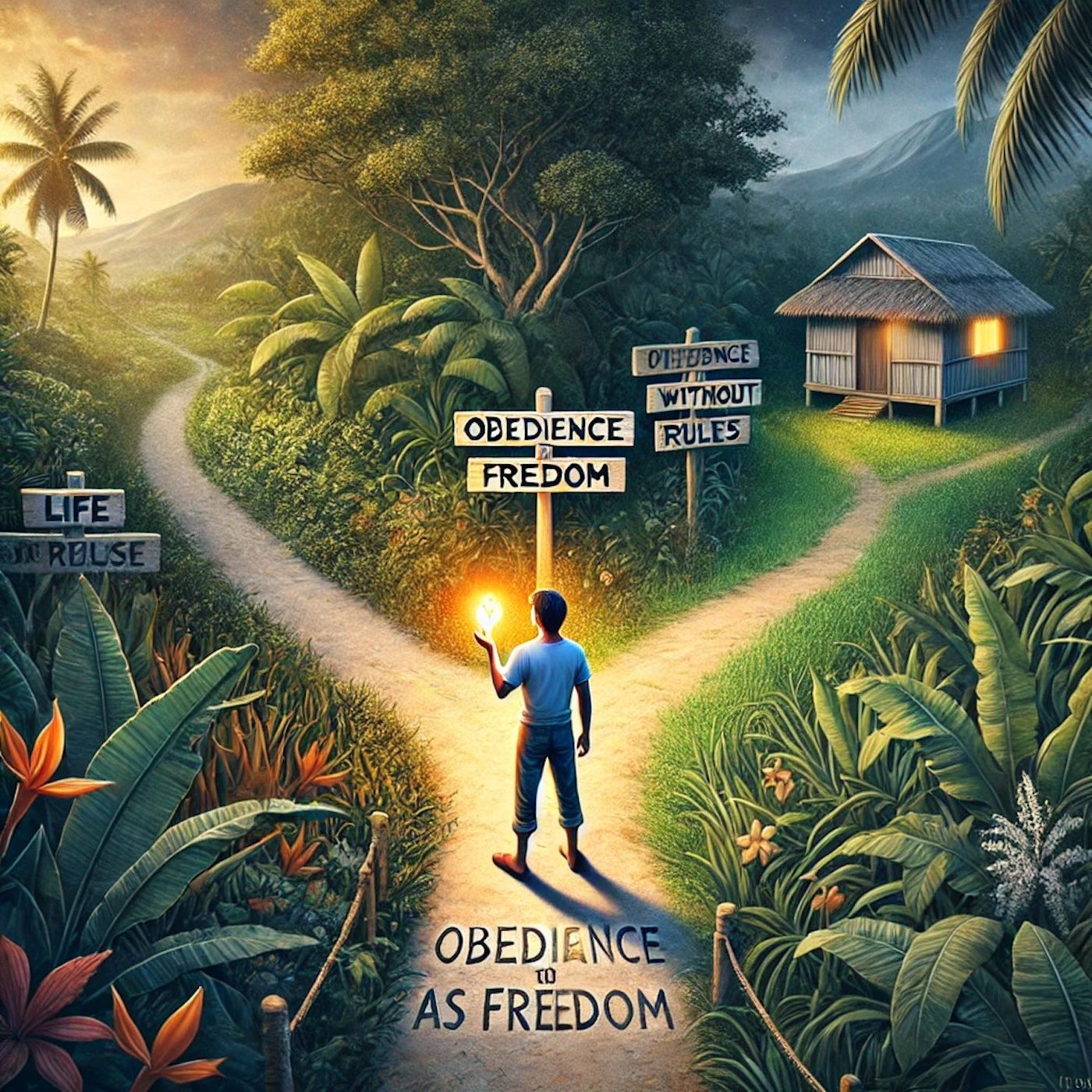 "Parang ironic, pero sinasabi ng iba na ang tunay na kalayaan ay nasa paggawa ng kahit anong gusto mo.." episode artwork