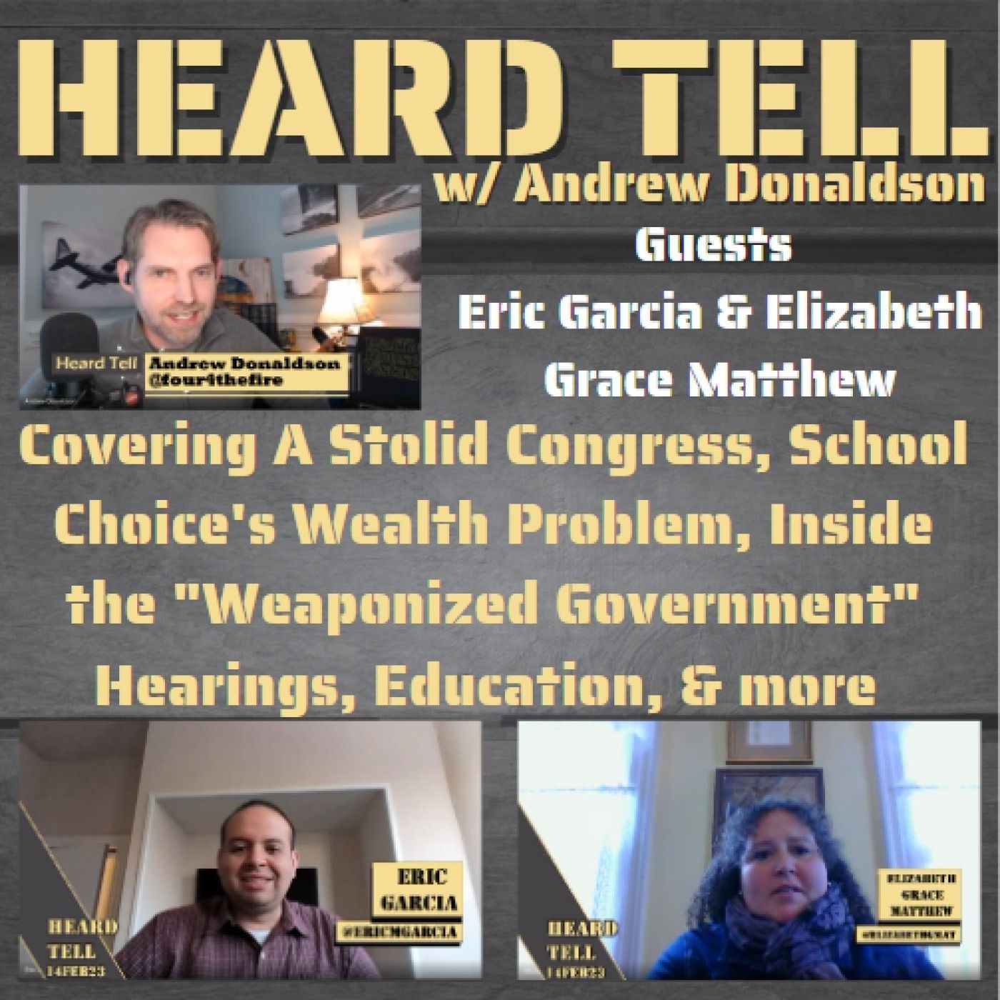 Covering A Stolid Congress, School Choice's Wealth Problem, w/ Eric Garcia & Elizabeth Grace Matthew