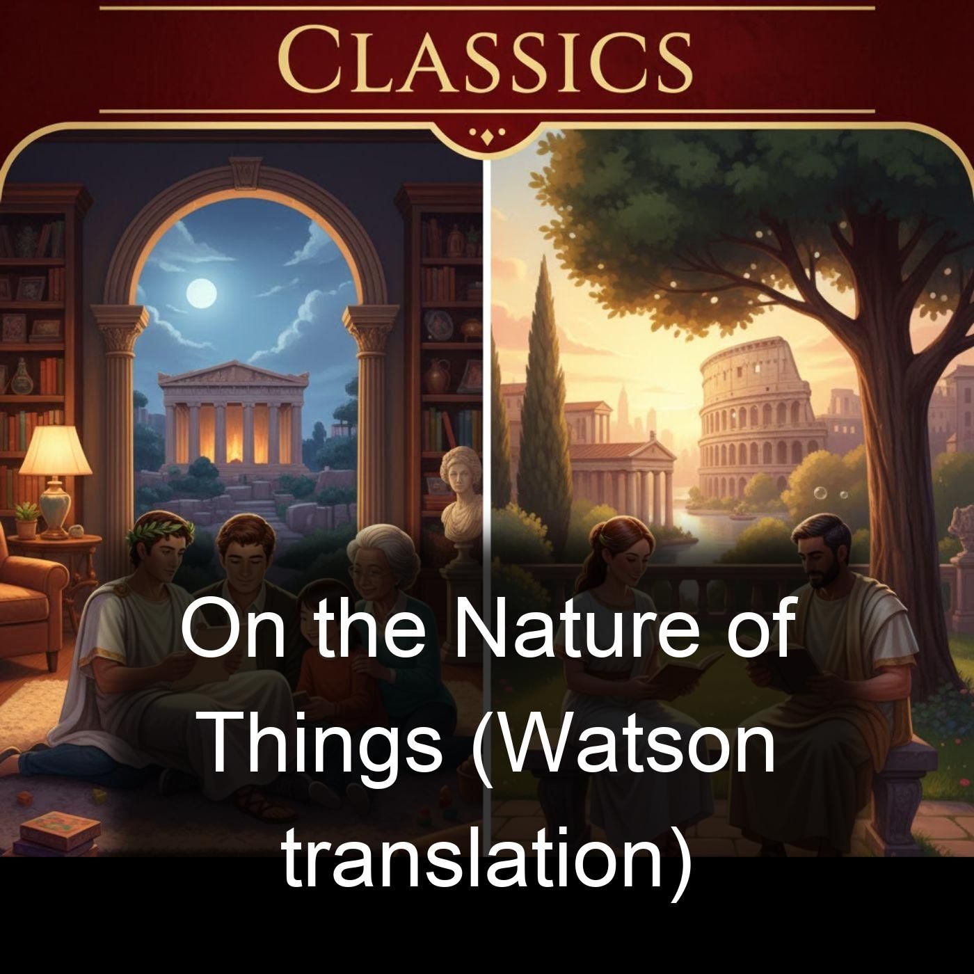 On the Nature of Things (Watson translation) cover art