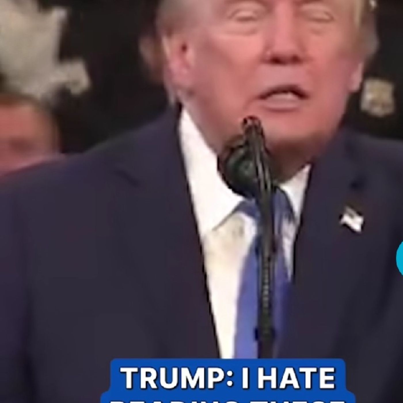 'I hate reading these boring speeches,' Donald Trump said w episode artwork