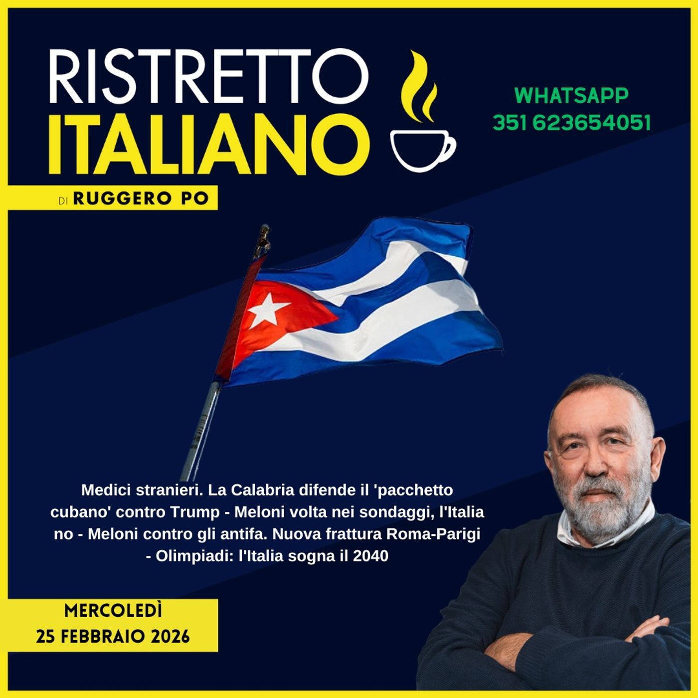 Ristretto Italiano - 25 febbraio 2026 episode artwork