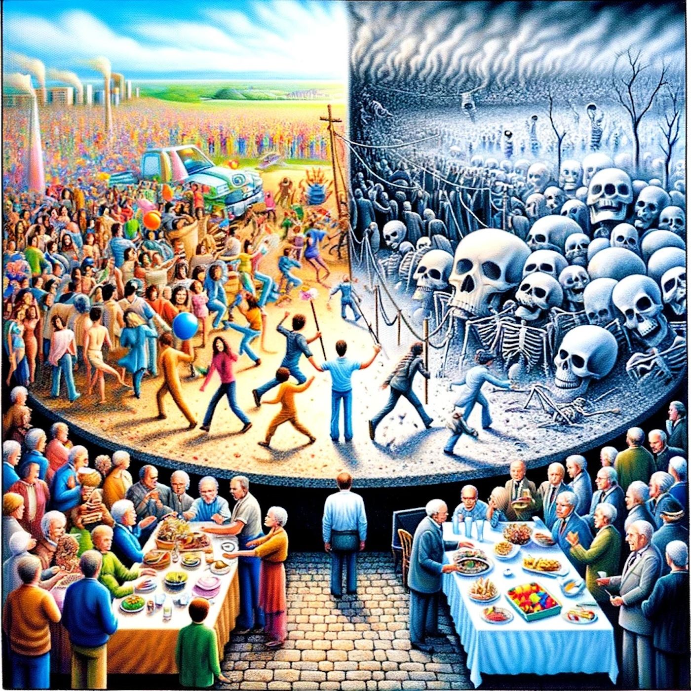 "Death is more universal than life; everyone dies but not everyone lives." episode artwork