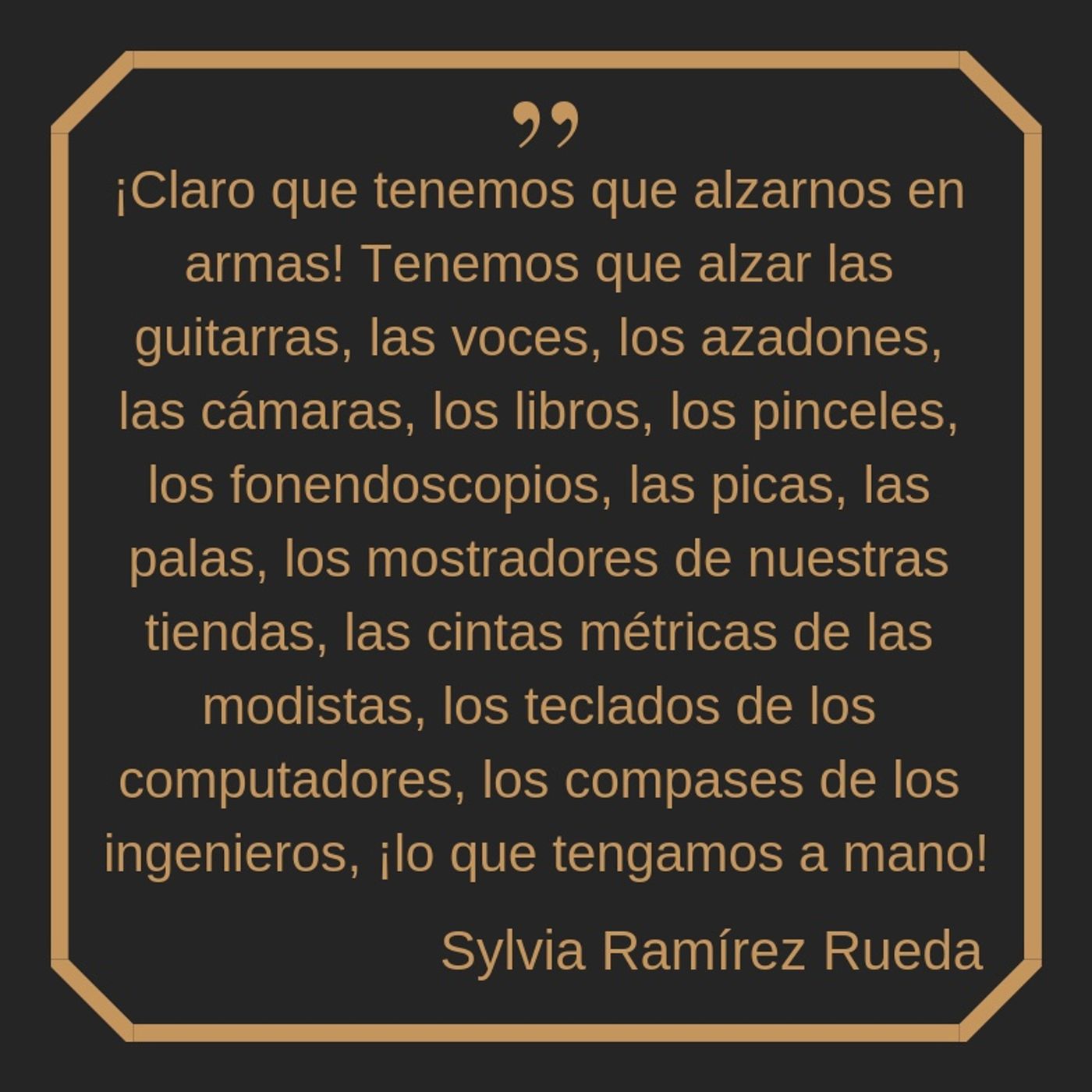 Manos libres - ‘Y sin embargo no somos un país de mierda’ FT Sylvia Ramírez Rueda