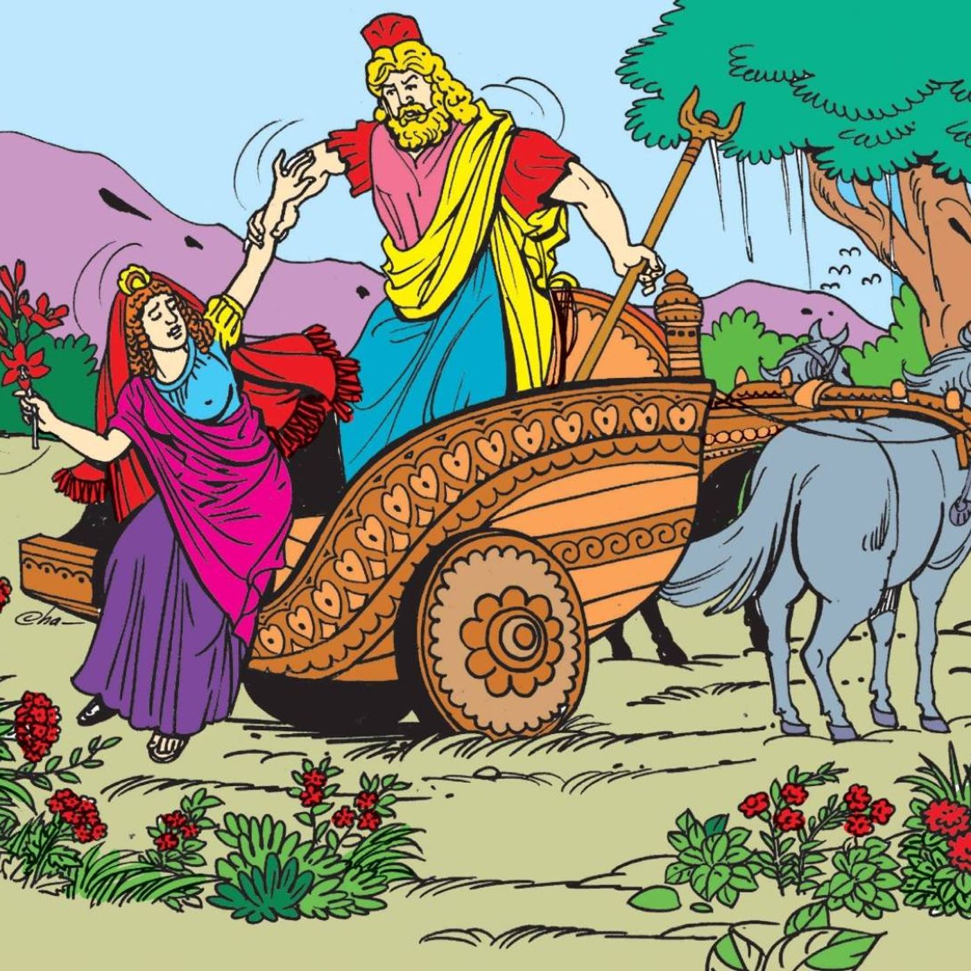 ആറ് മാതളക്കുരുക്കള്‍  | കുട്ടിക്കഥകള്‍ | Greek Folktales