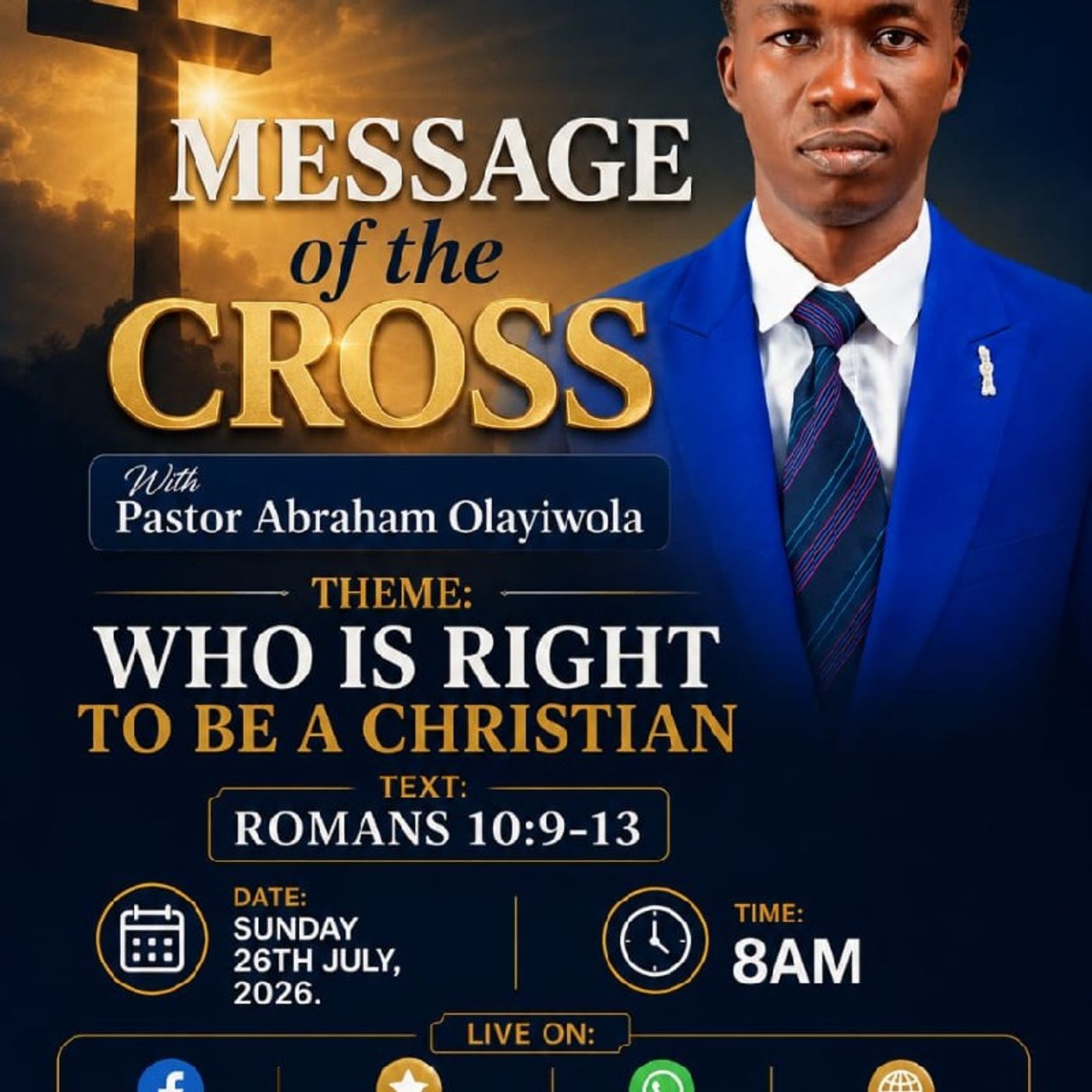 WHO IS RIGHT TO BE A CHRISTAIN episode artwork