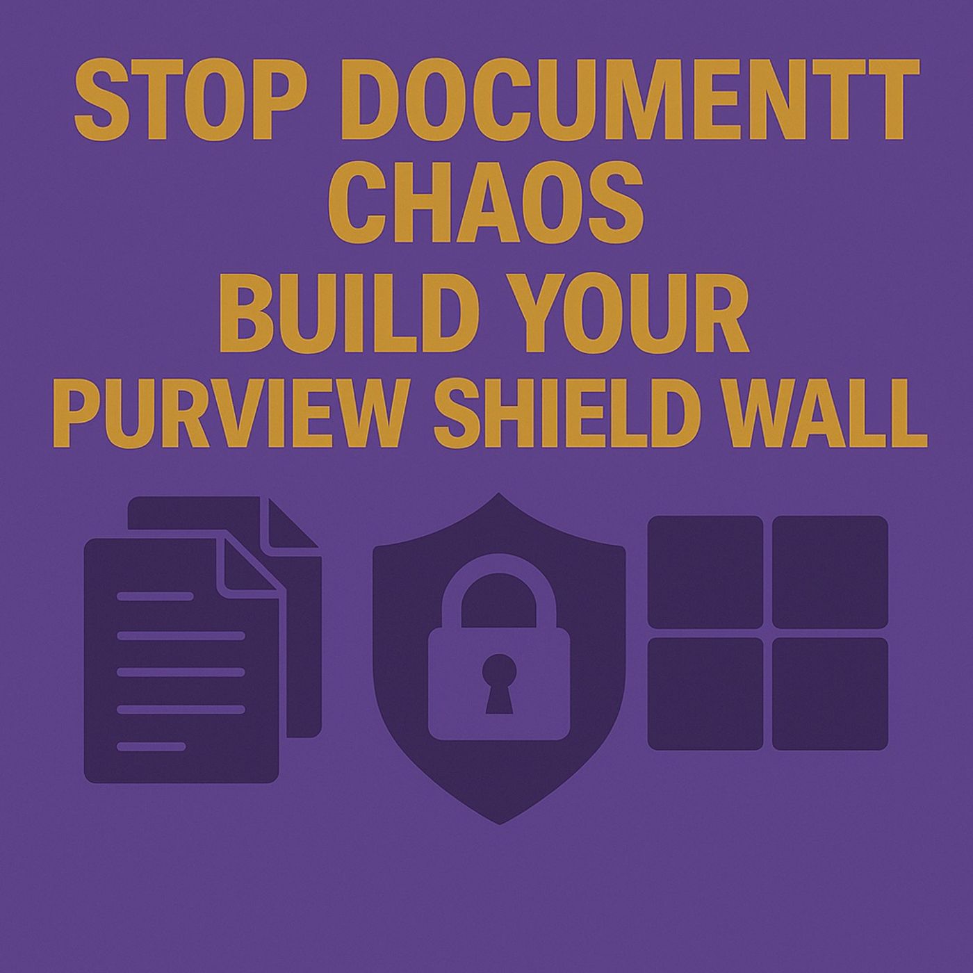 Stop Document Chaos: Build Your Purview Shield Wall Stop Document Chaos: Build Your Purview Shield Wall