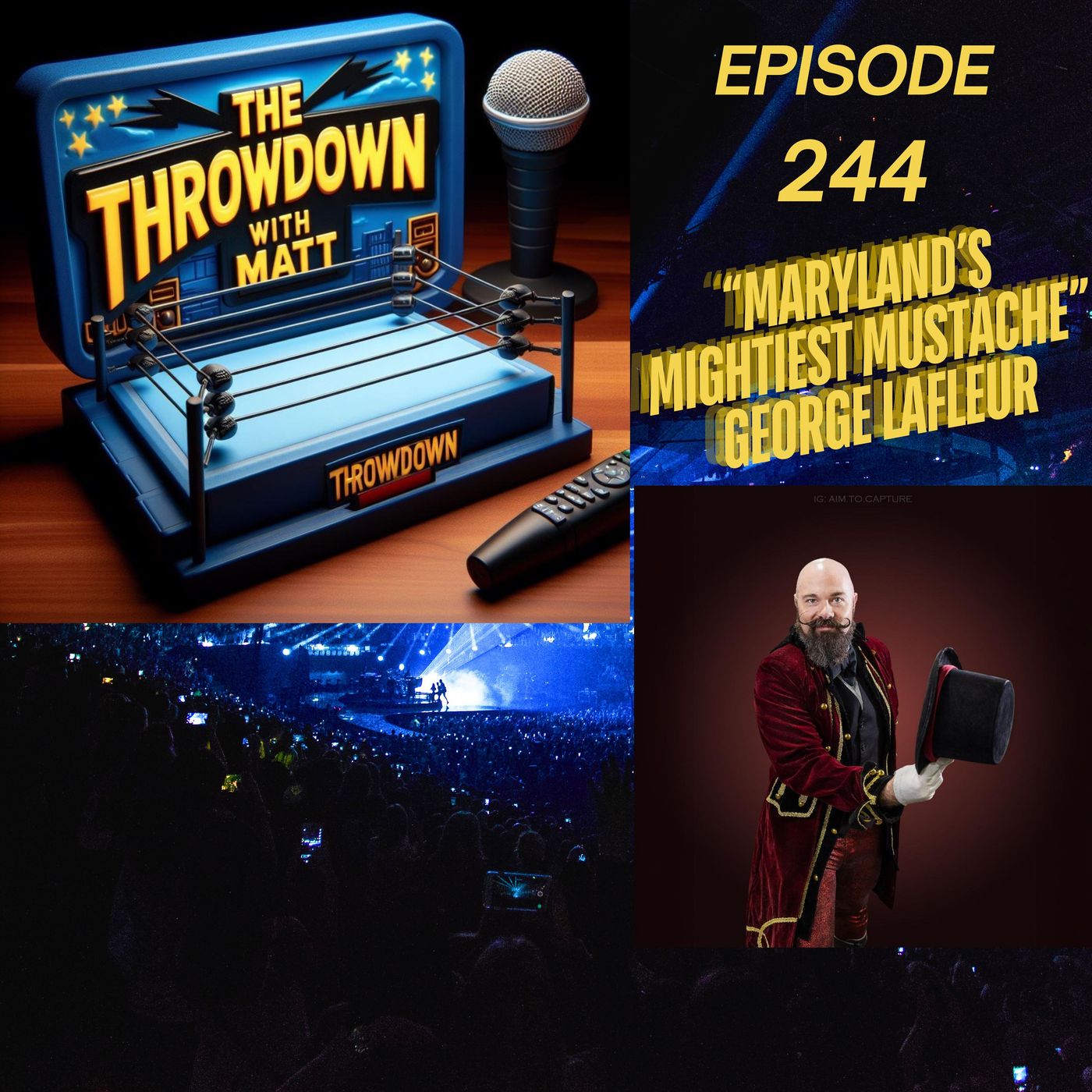 The Throwdown Episode 244: "Maryland's Mightiest Mustache" George LaFleur episode artwork