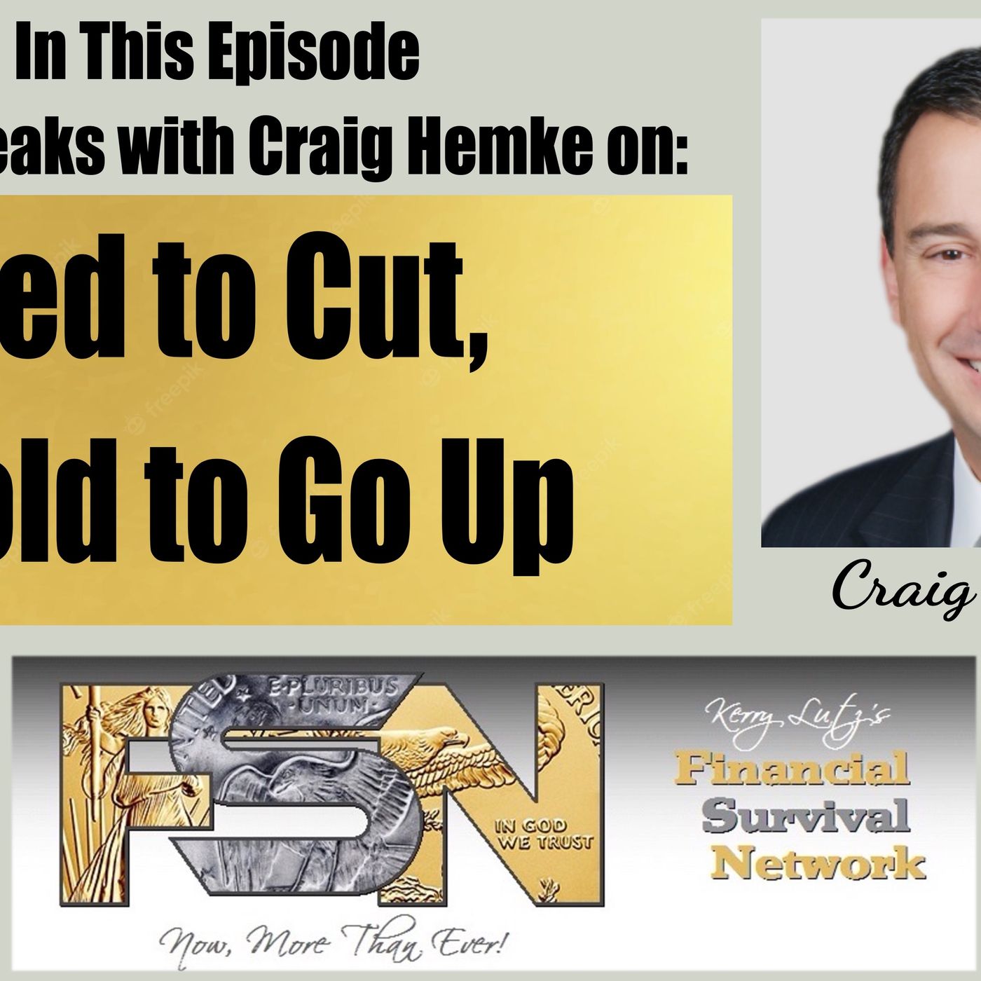 cover of episode Fed to Cut, Gold to Go Up -- Craig Hemke #5796