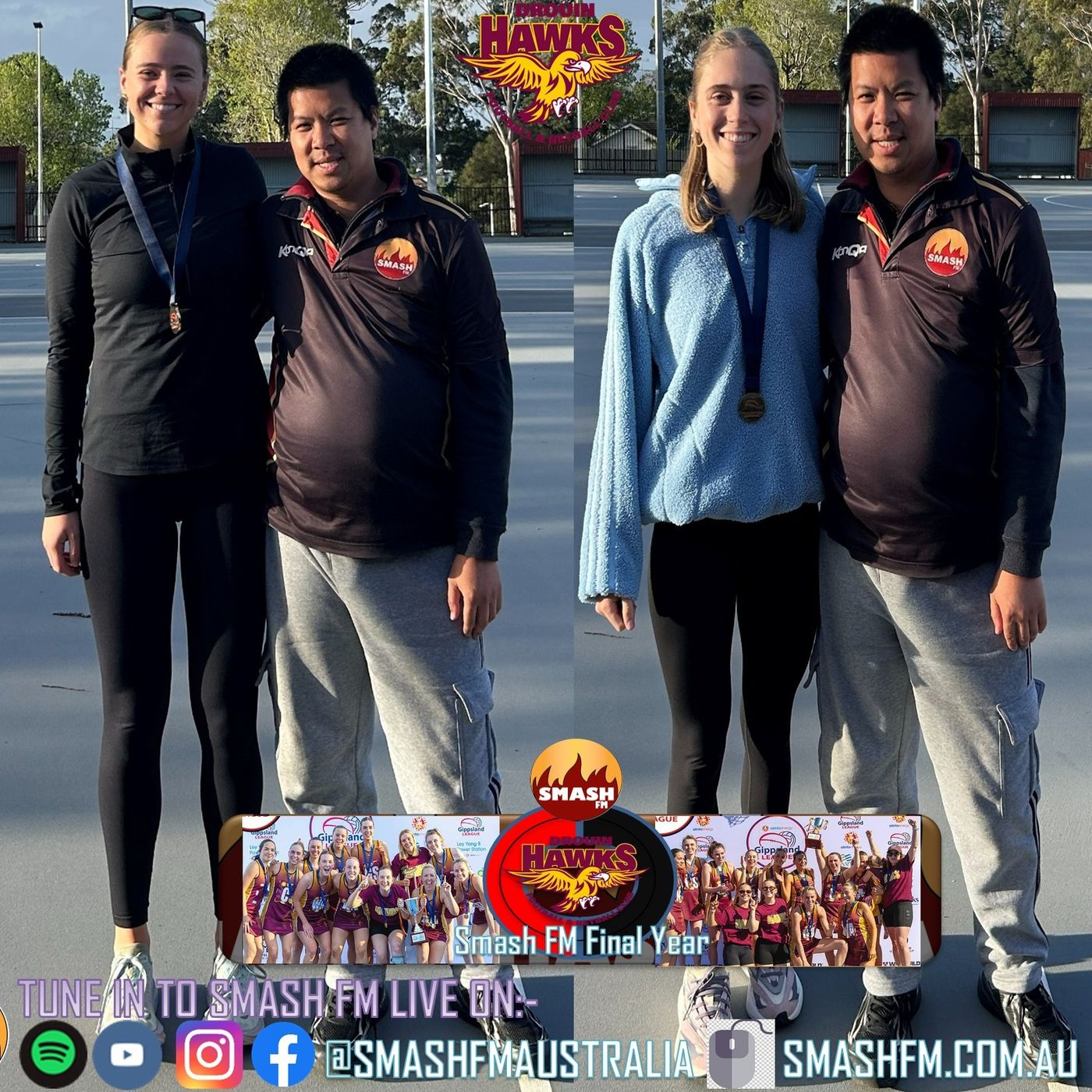 SSSFY26: Drouin Hawks FNC 2026 Gippsland League A Grade Netball Premiership Interviews 061026