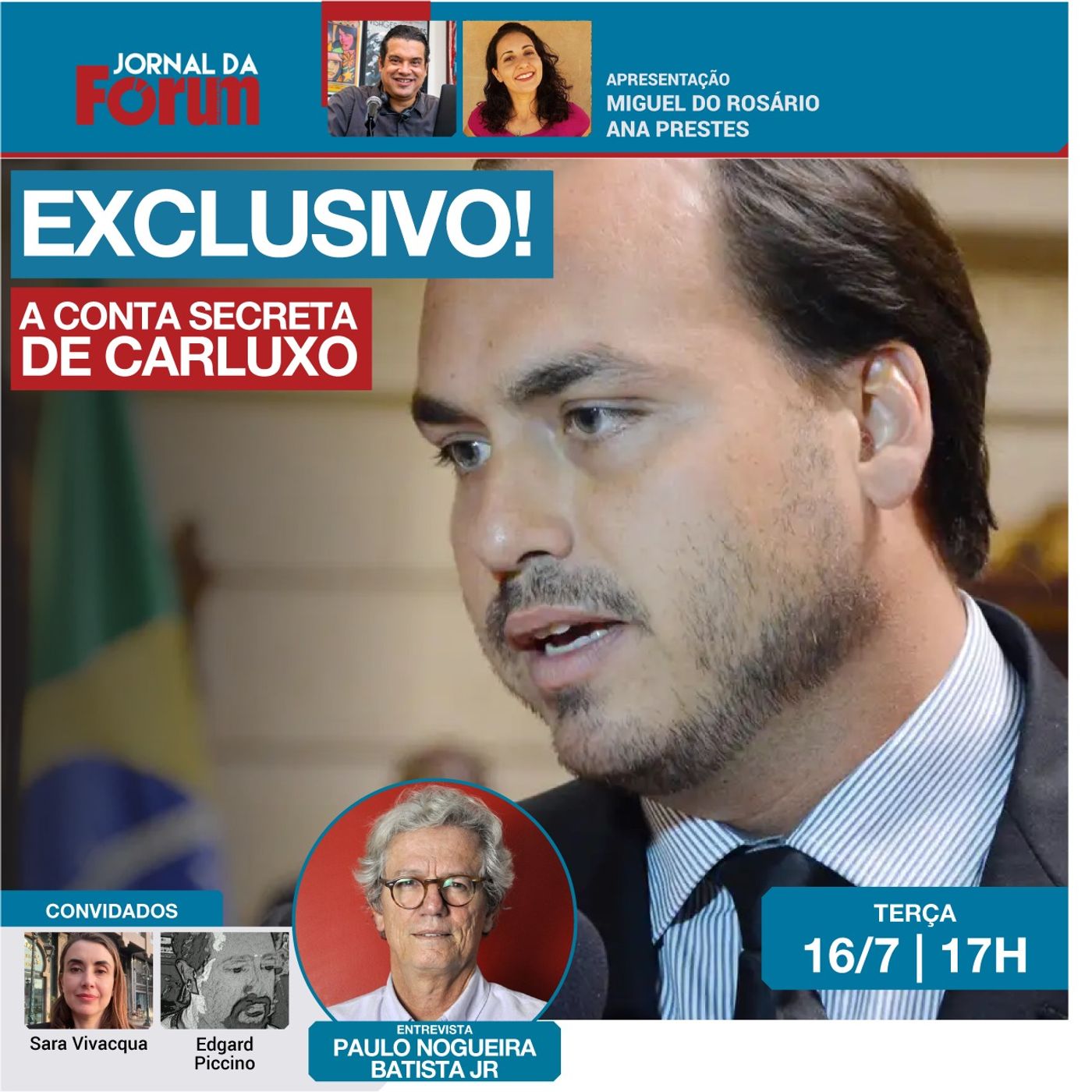 Cerco se fecha: PF descobre conta secreta de Carluxo nos EUA | Áudio de Ramagem complica Bolsonaro episode artwork