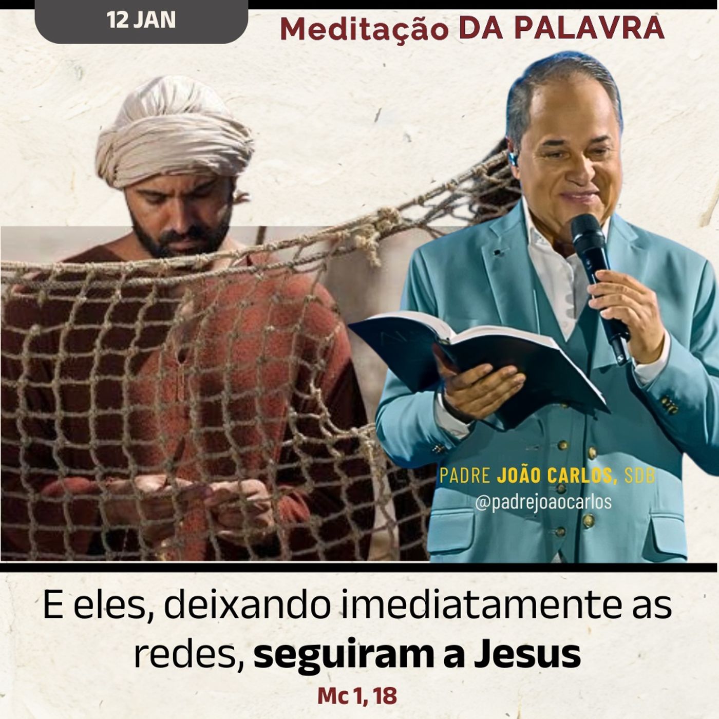 12 de janeiro - Meditação da Palavra do Senhor