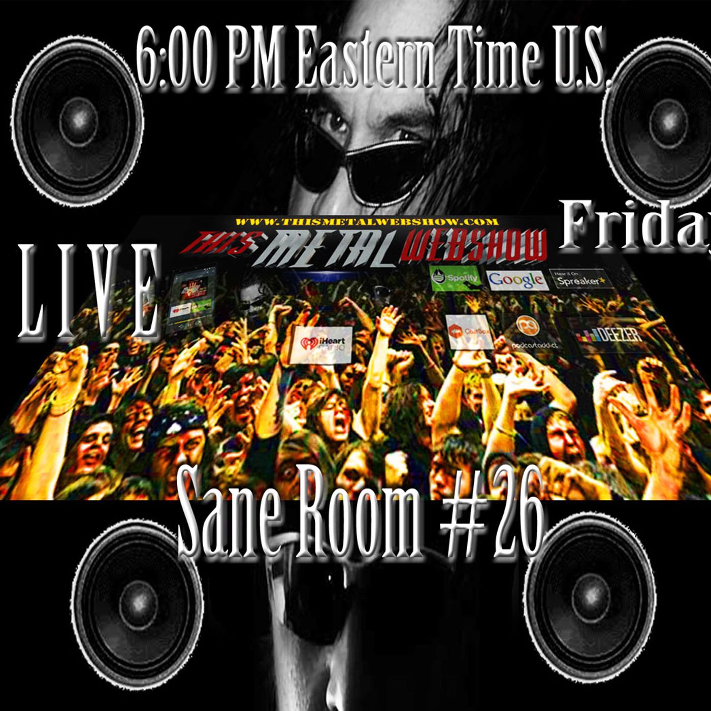This Metal Webshow Sane Room #26 LIVE episode artwork
