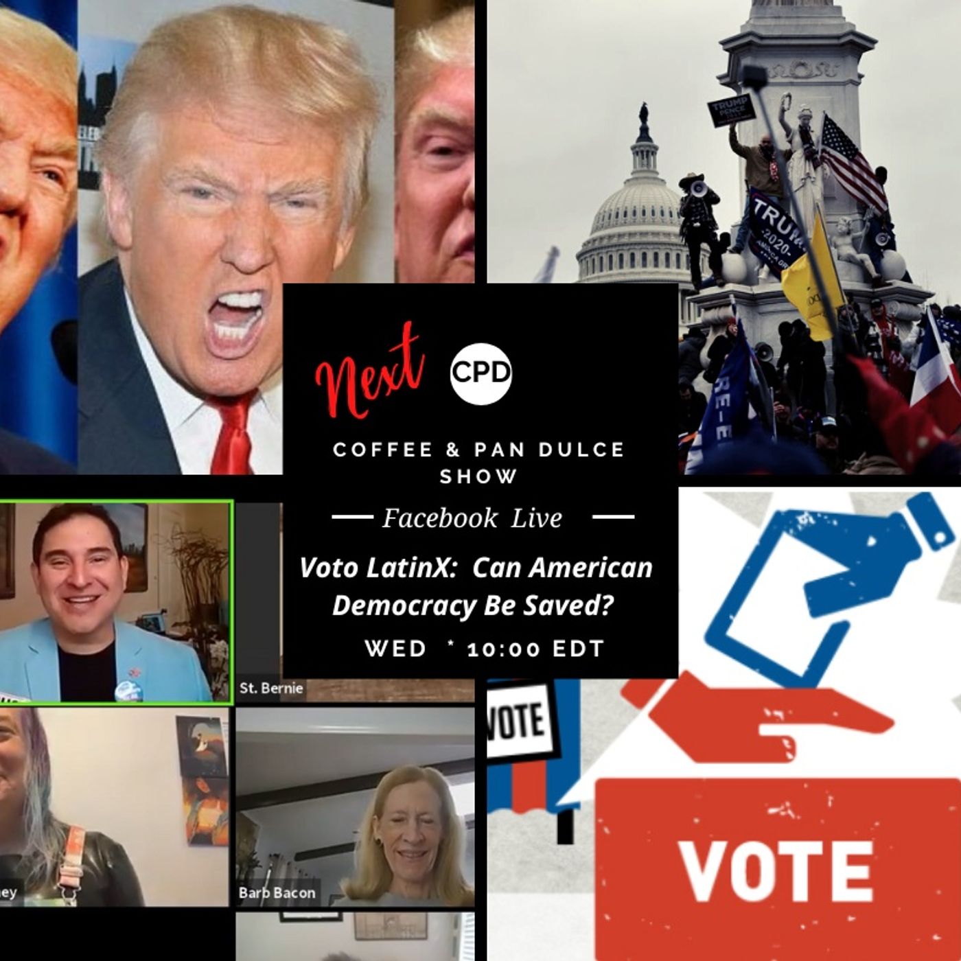 "Voto LatinX: Can American Democracy Be Saved?" - #CPD0218-11022022 episode artwork