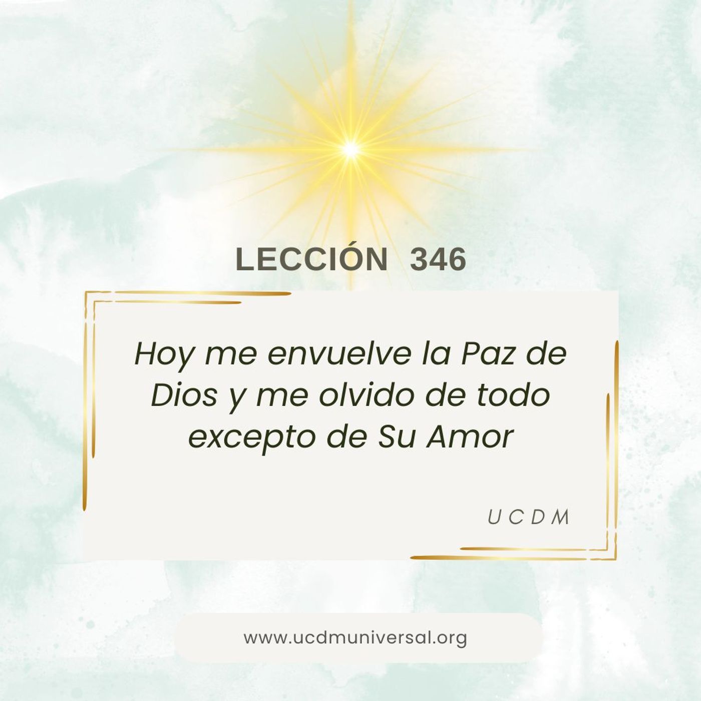 UCDM Universal LECCIÓN DEL DÍA
