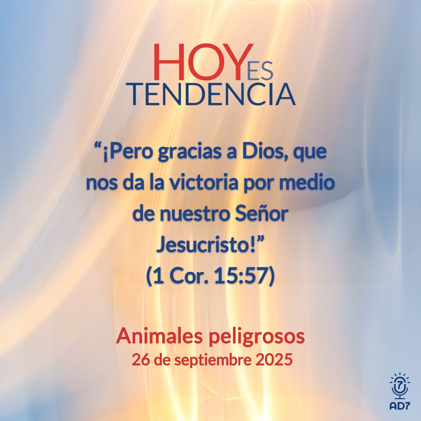 Animales peligrosos ~ Devocional de Jóvenes ~ 26 de septiembre 2025