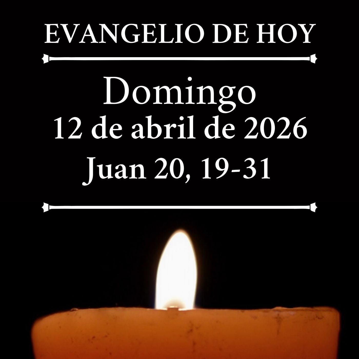 Evangelio del domingo 12 de abril de 2026 - «¡Señor mío y Dios mío!» episode artwork