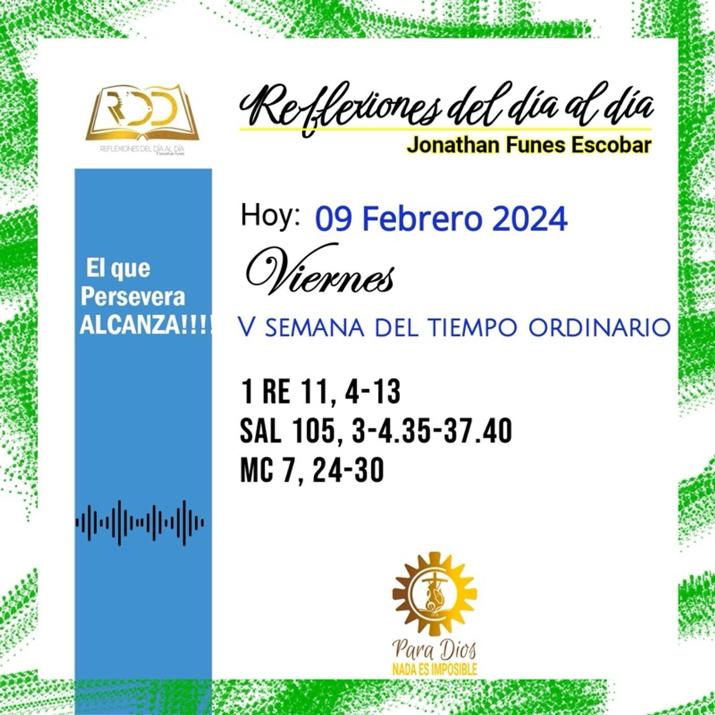 09 Febrero 2024. Effetá. Sordera y Tartamudez espiritual...