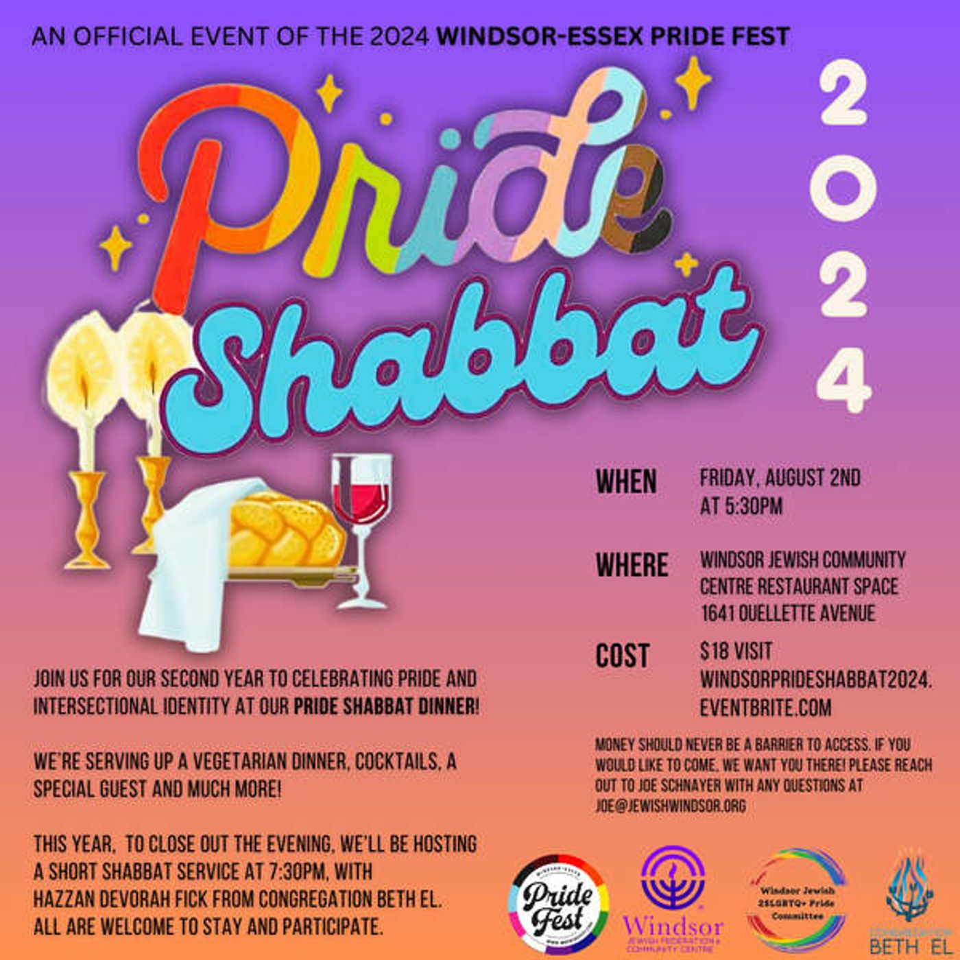 PRIDE SHABBAT at the Windsor Jewish Community Centre episode artwork