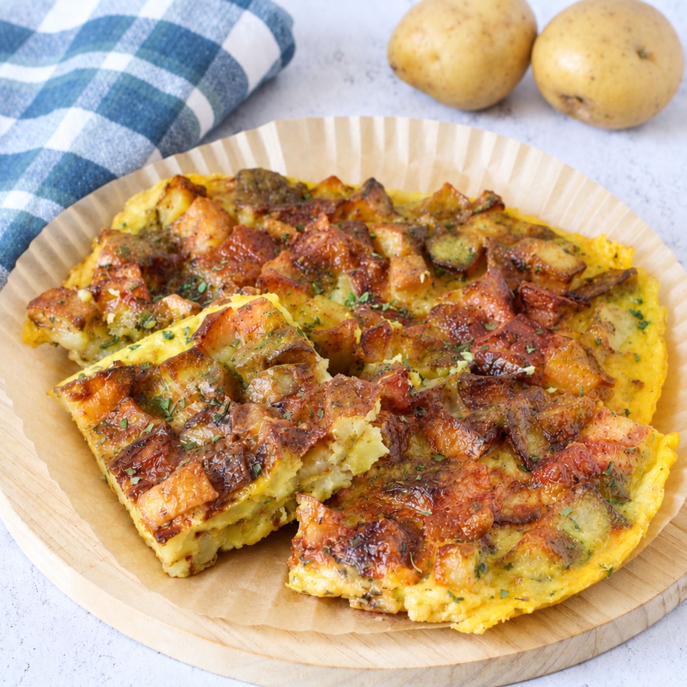 Frittata di patate in friggitrice ad aria