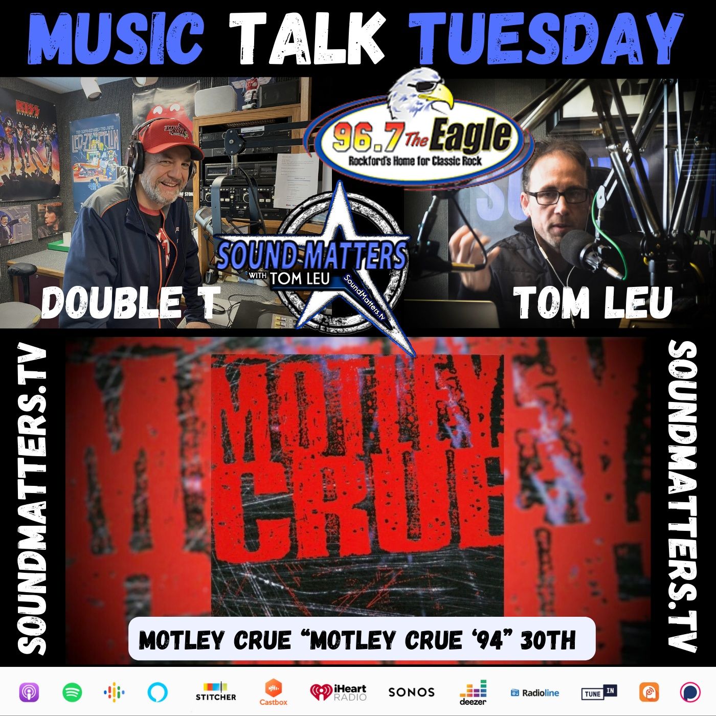 (MTT157): Motley Crue "Motley Crue '94" 30th