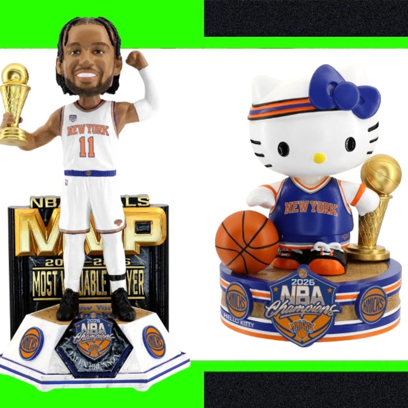 From Jalen Brunson to Hello Kitty, Here’s How to Score An Official New York Knicks NBA Championship Bobblehead Online episode artwork