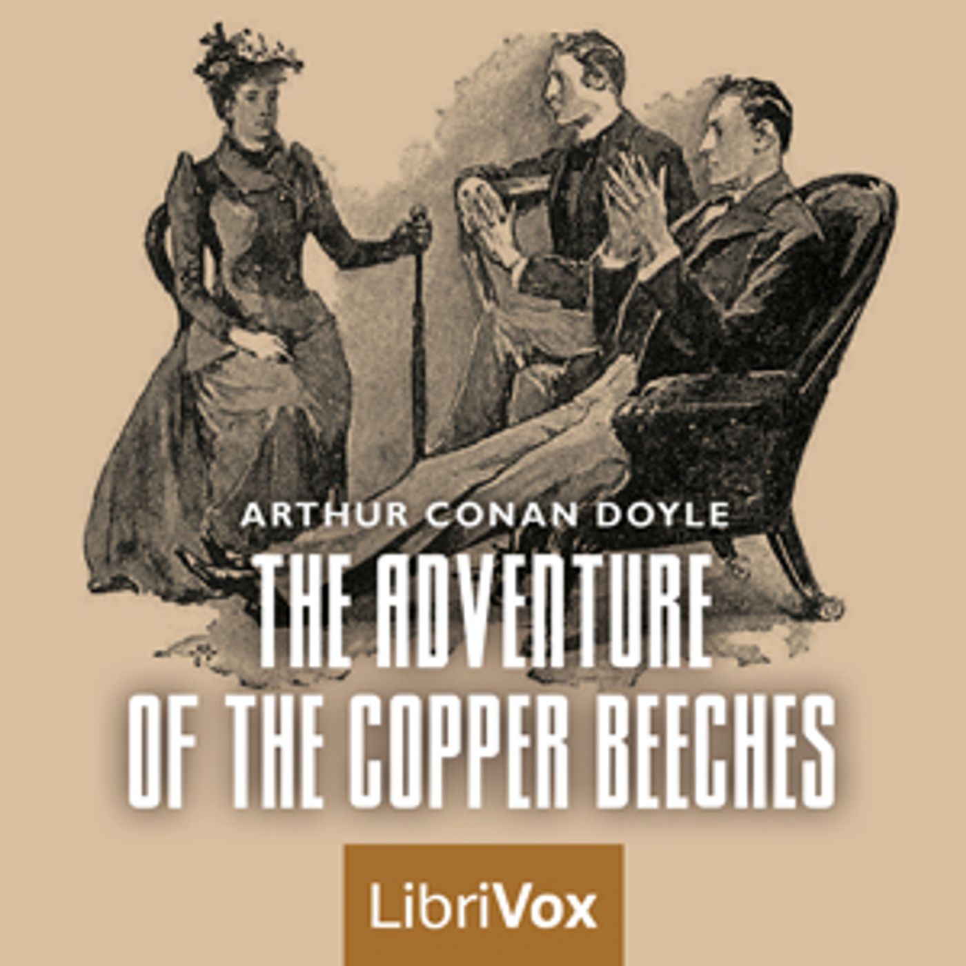 The Adventure of the Copper Beeches, by Sir Arthur Conan Doyle cover art
