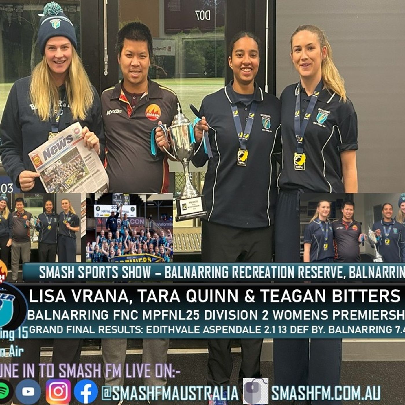 SSS15THYR: Balnarring FNC MPFNL25 Senior Women’s Division 2 Premiership Interviews 270825