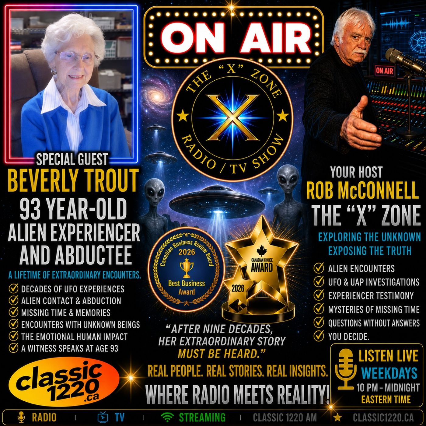Rob McConnell Interviews - BEVERLY TROUT - 93 Year-Old Alien Experiencer and Abductee episode artwork