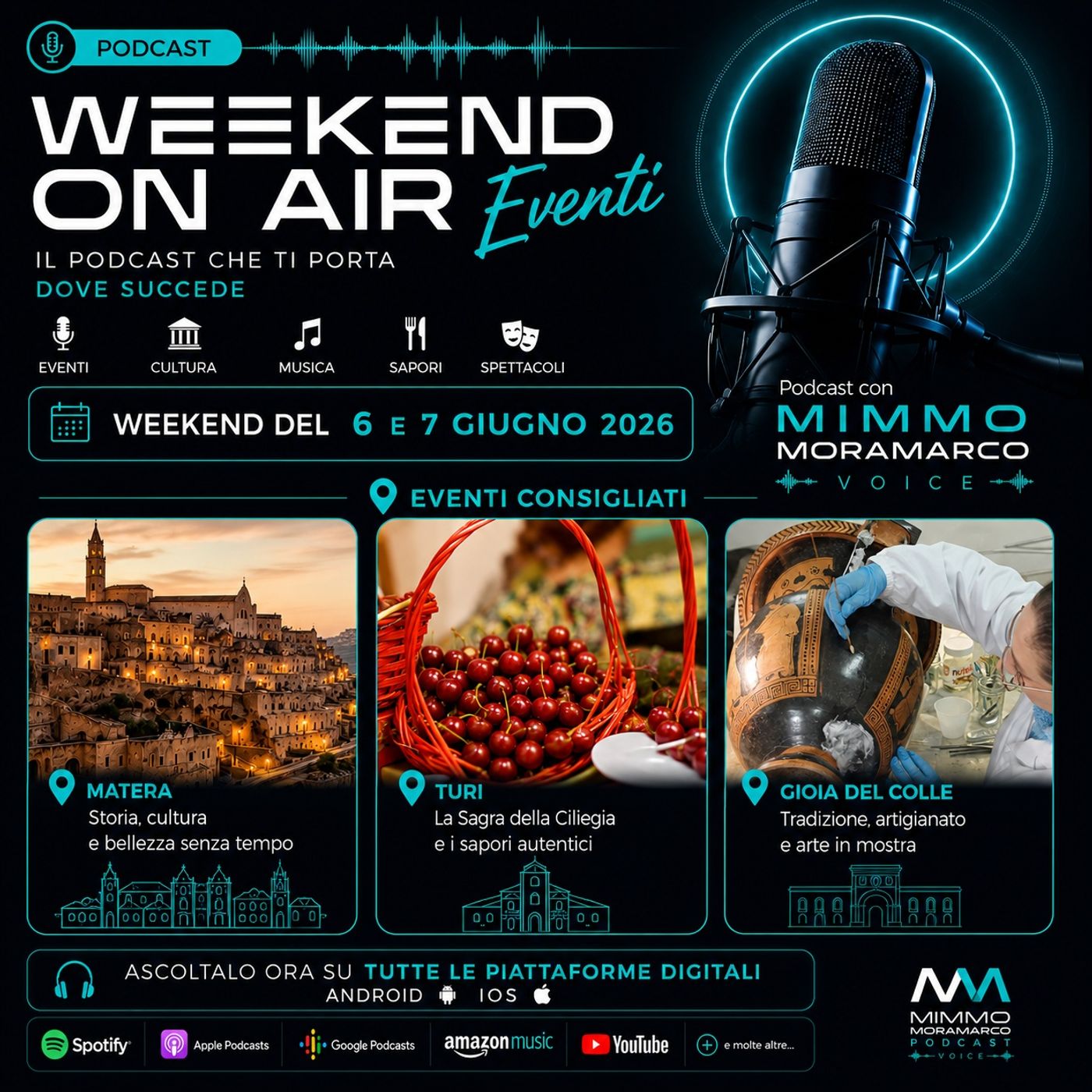 Eventi Gioia, Matera e Turi - Ep 206 episode artwork