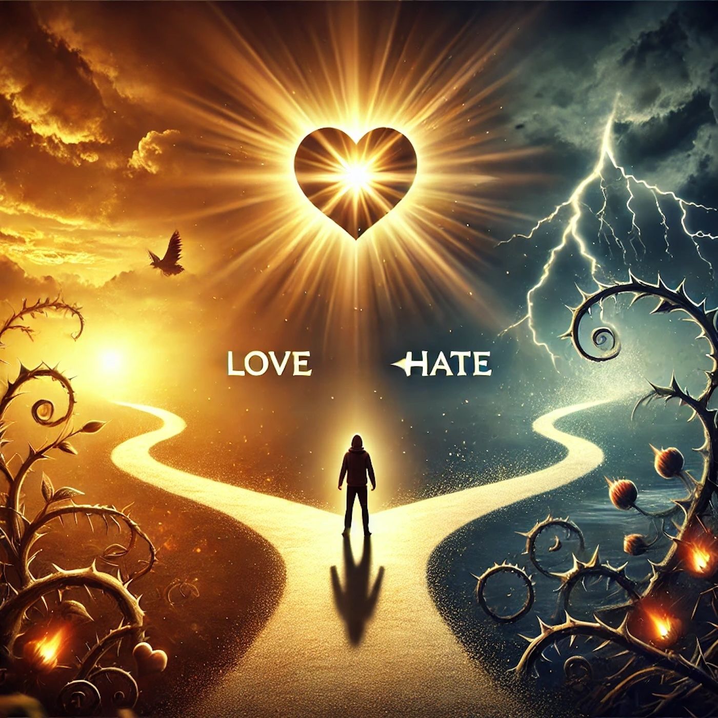 "Hate is honest. Unlike love, it doesn’t ask for sacrifice or vulnerability. Maybe embracing hate is the only way to protect ourselves.." episode artwork