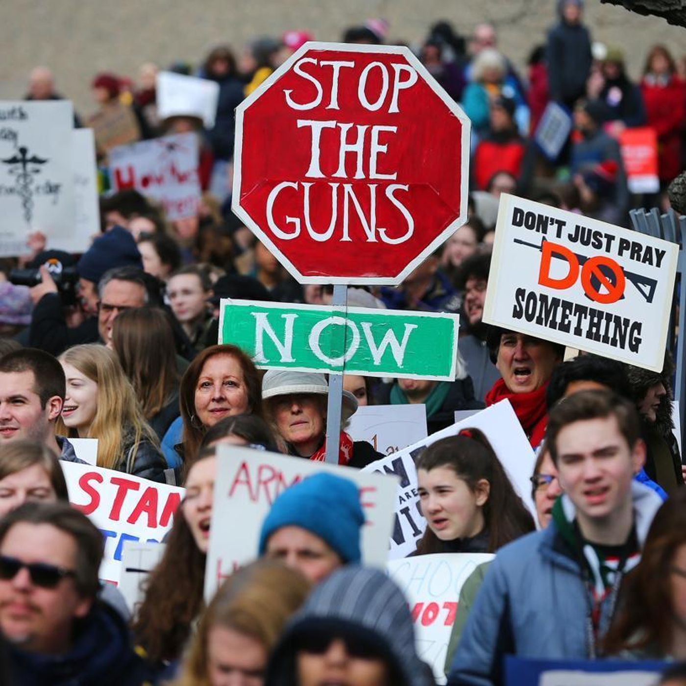 The March for Our Lives episode artwork