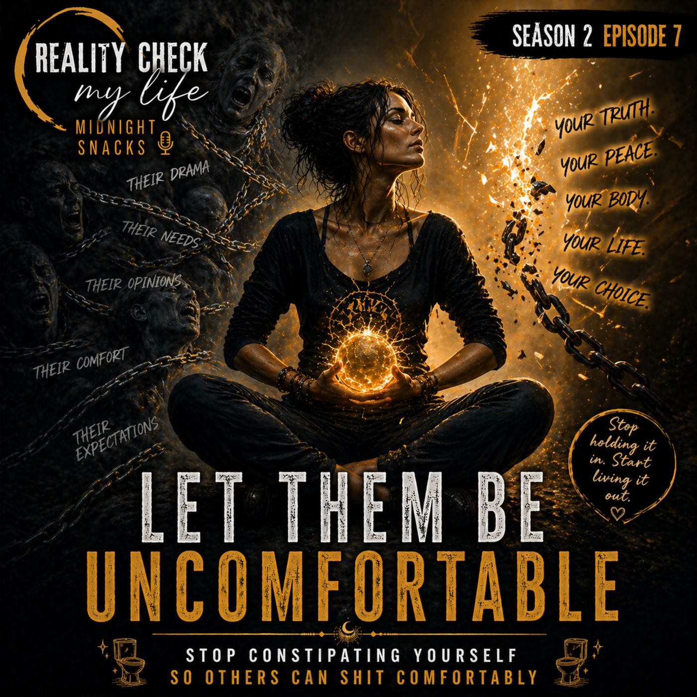 Midnight Snacks S2E7: Let Them Be Uncomfortable: Stop Constipating Yourself So Others Can Shit Comfortably episode artwork