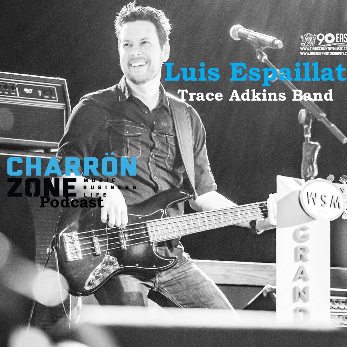 Luis Espaillat. Bass player for country music superstar Trace Adkins episode artwork