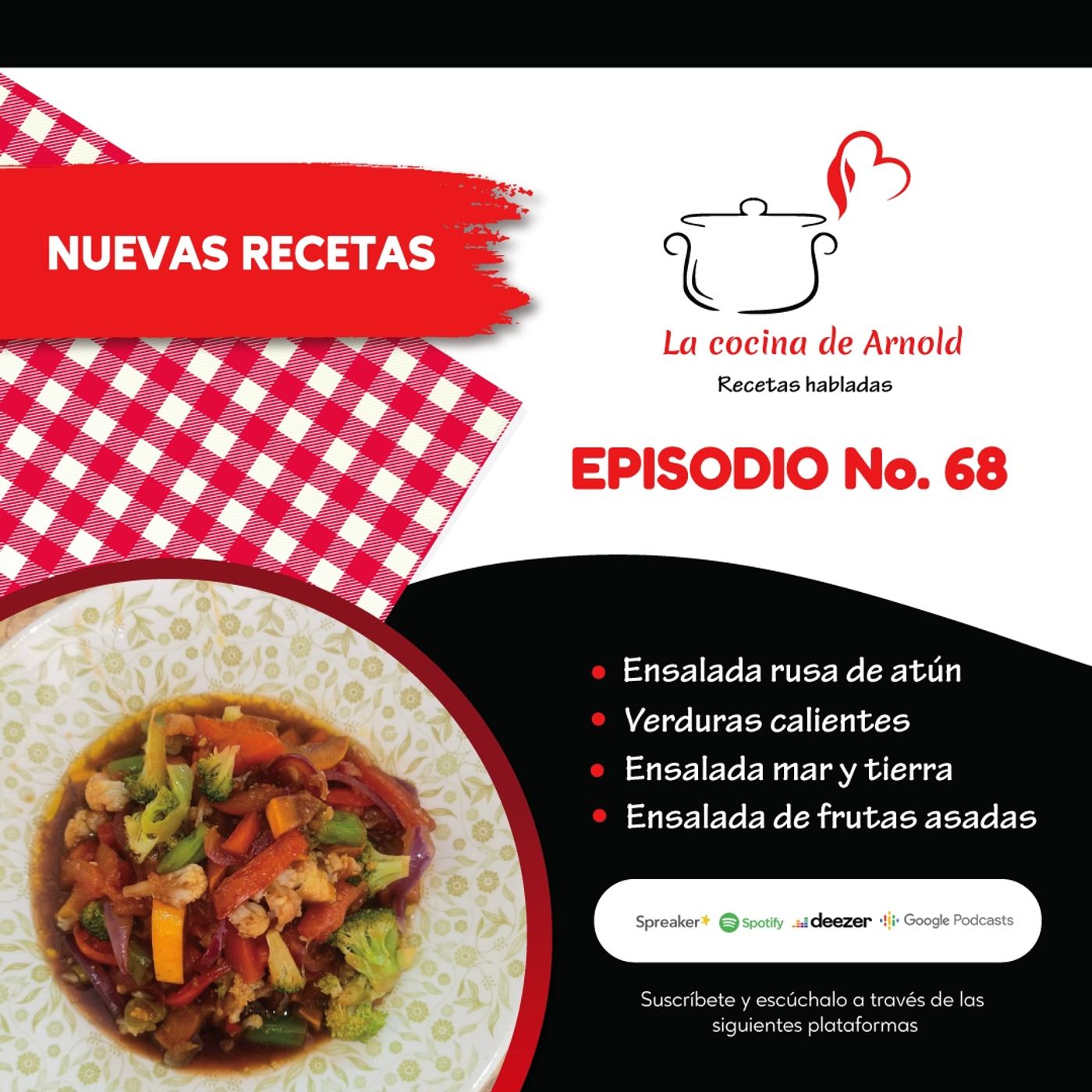 La cocina de Arnold, recetas habladas
