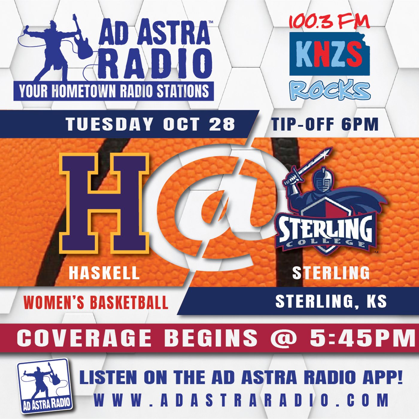 Sterling Warriors hosts Haskell Indians Womens College Basketball (October 28, 2025) episode artwork