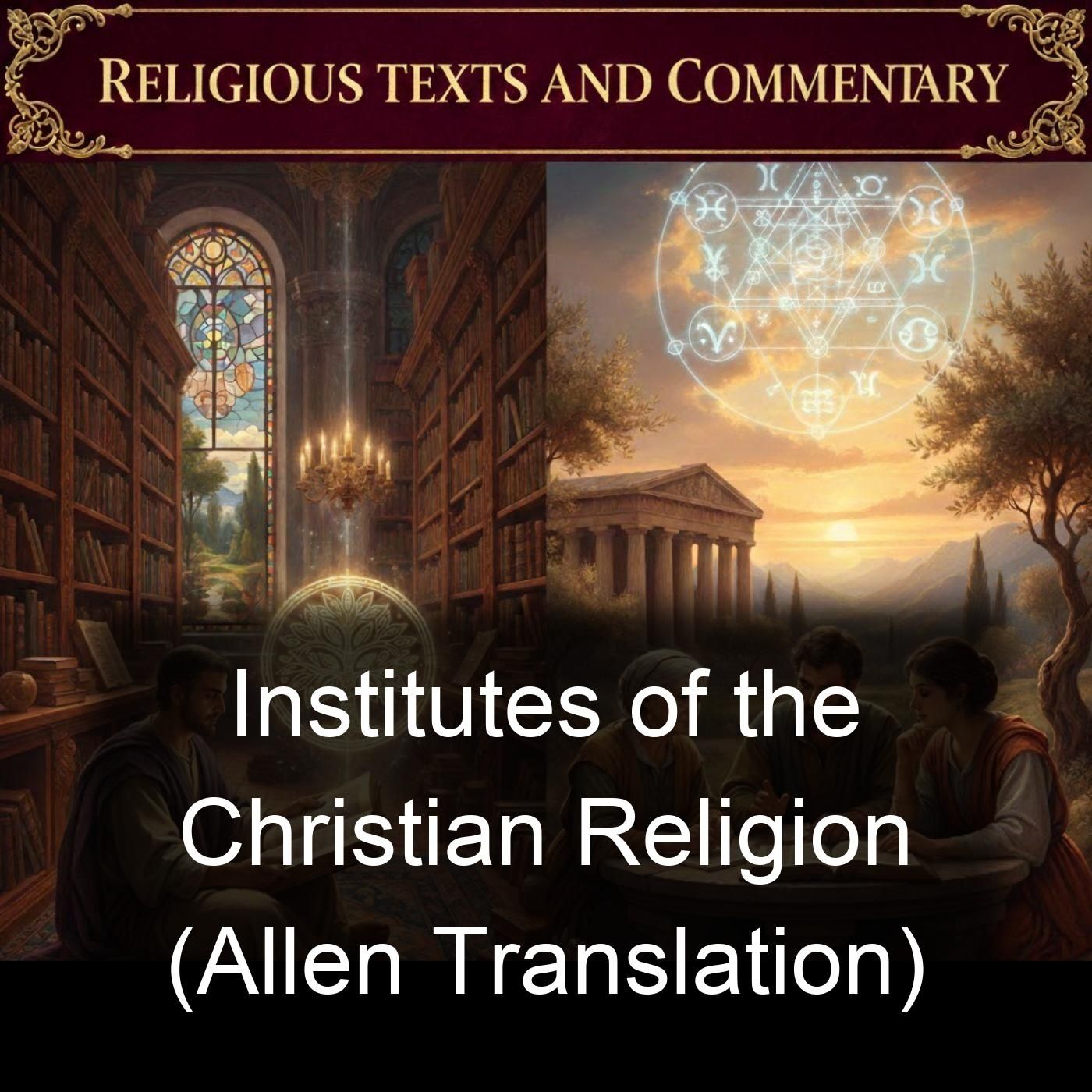 Institutes of the Christian Religion (Allen Translation) cover art