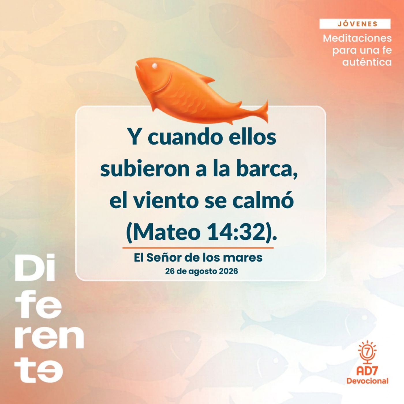 El Señor de los mares ~ Devocional de Jóvenes ~ 26 de agosto 2026 episode artwork