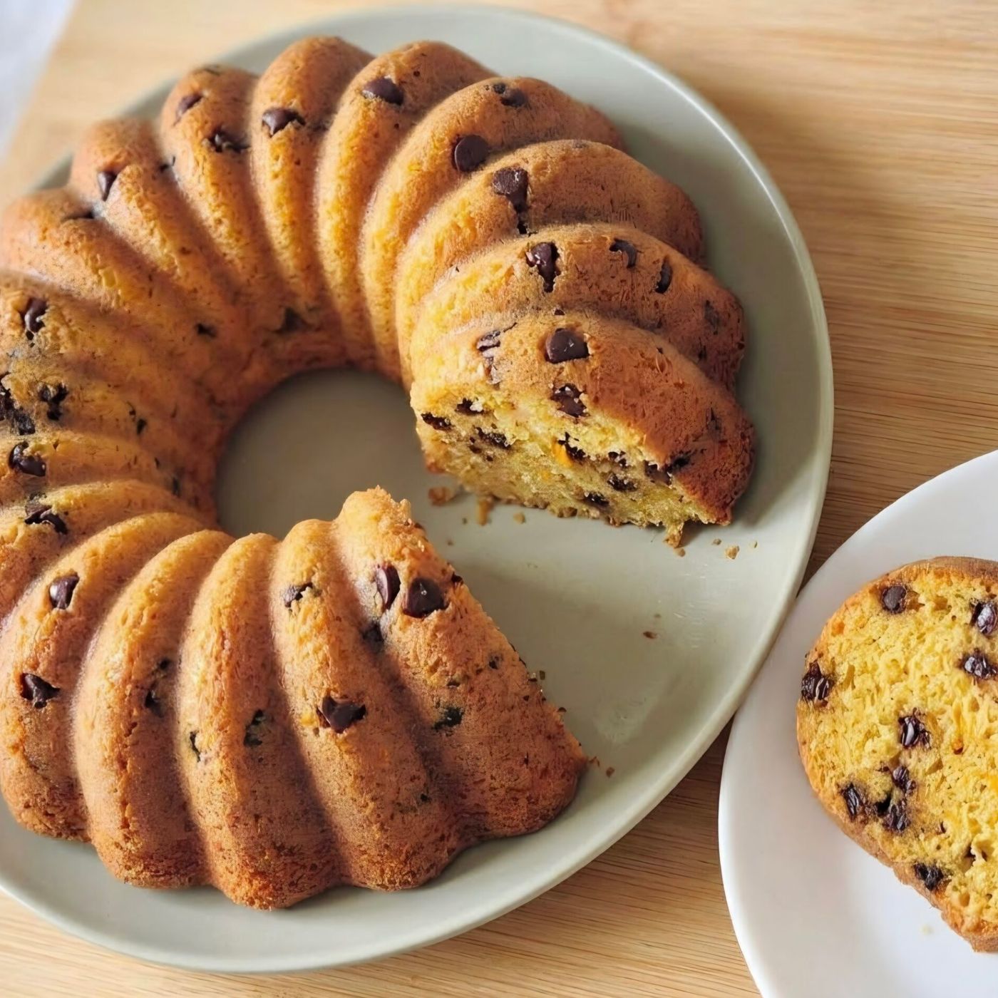 Ciambella soffice arancia e gocce di cioccolato: dolce ricetta facile episode artwork