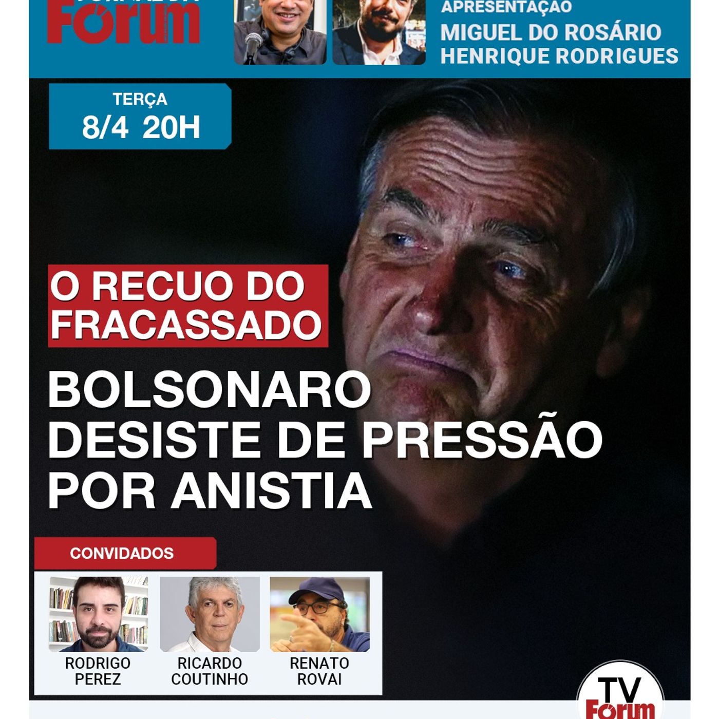 Bolsonaro manda líder do PL recuar na Câmara em nova derrota | 08.04.25 episode artwork