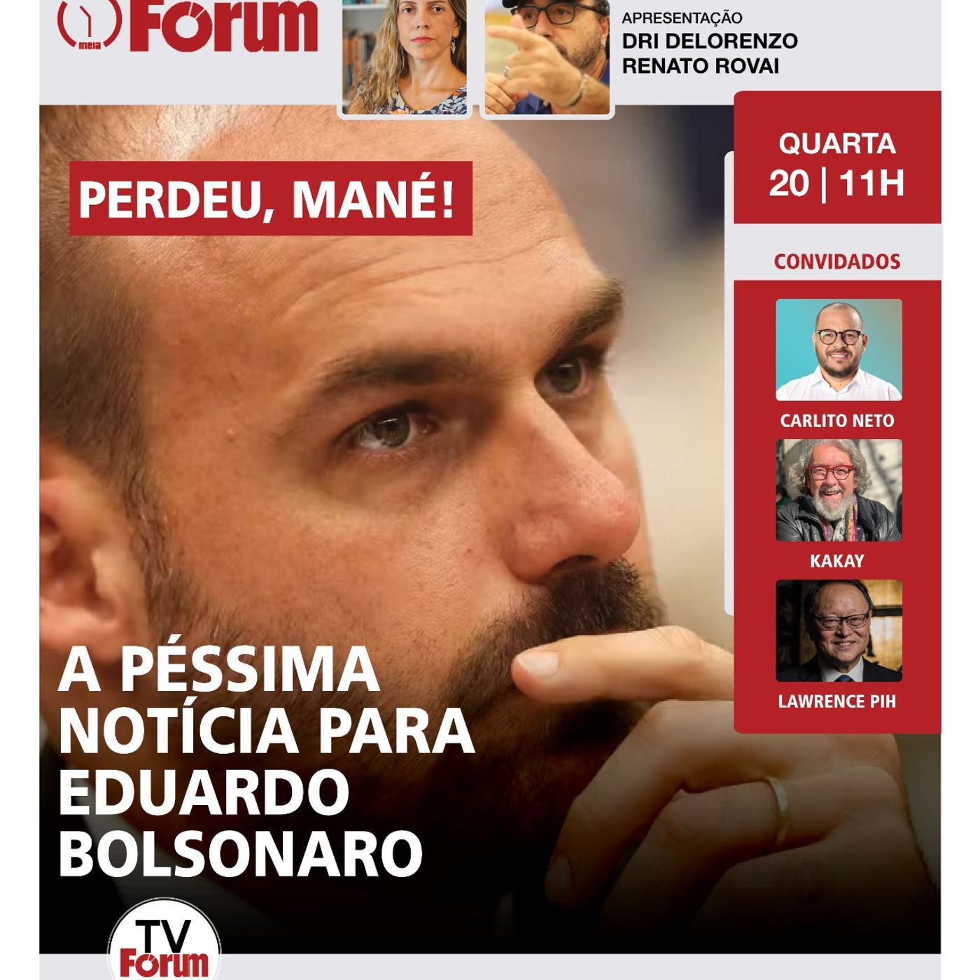 Eduardo BOLSONARO age em causa própria para 69%, diz Quaest | LULA SOBE | Avião dos EUA no Brasil episode artwork
