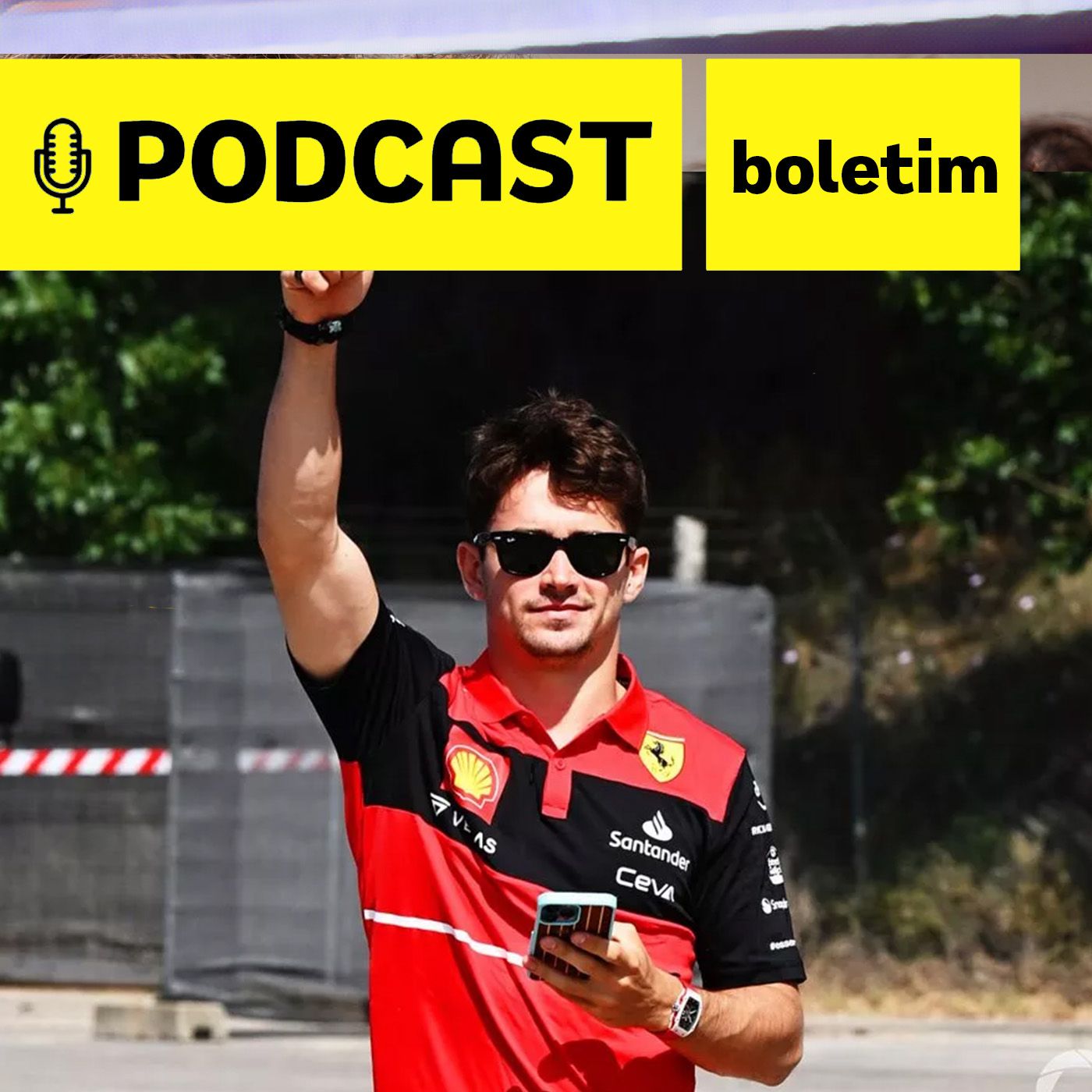 Podcast Boletim - Leclerc sai na frente na Espanha; saiba toda treta de suposta cópia da Aston Martin com RBR episode artwork