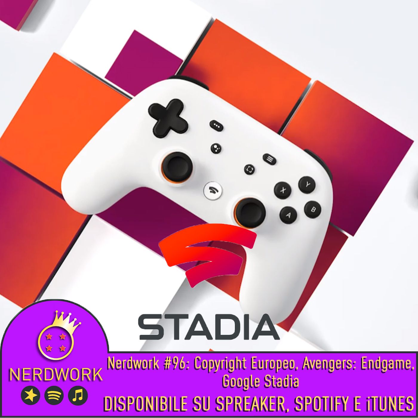 Nerdwork #096 - Copyright Europeo, Avengers: Endgame, Google Stadia