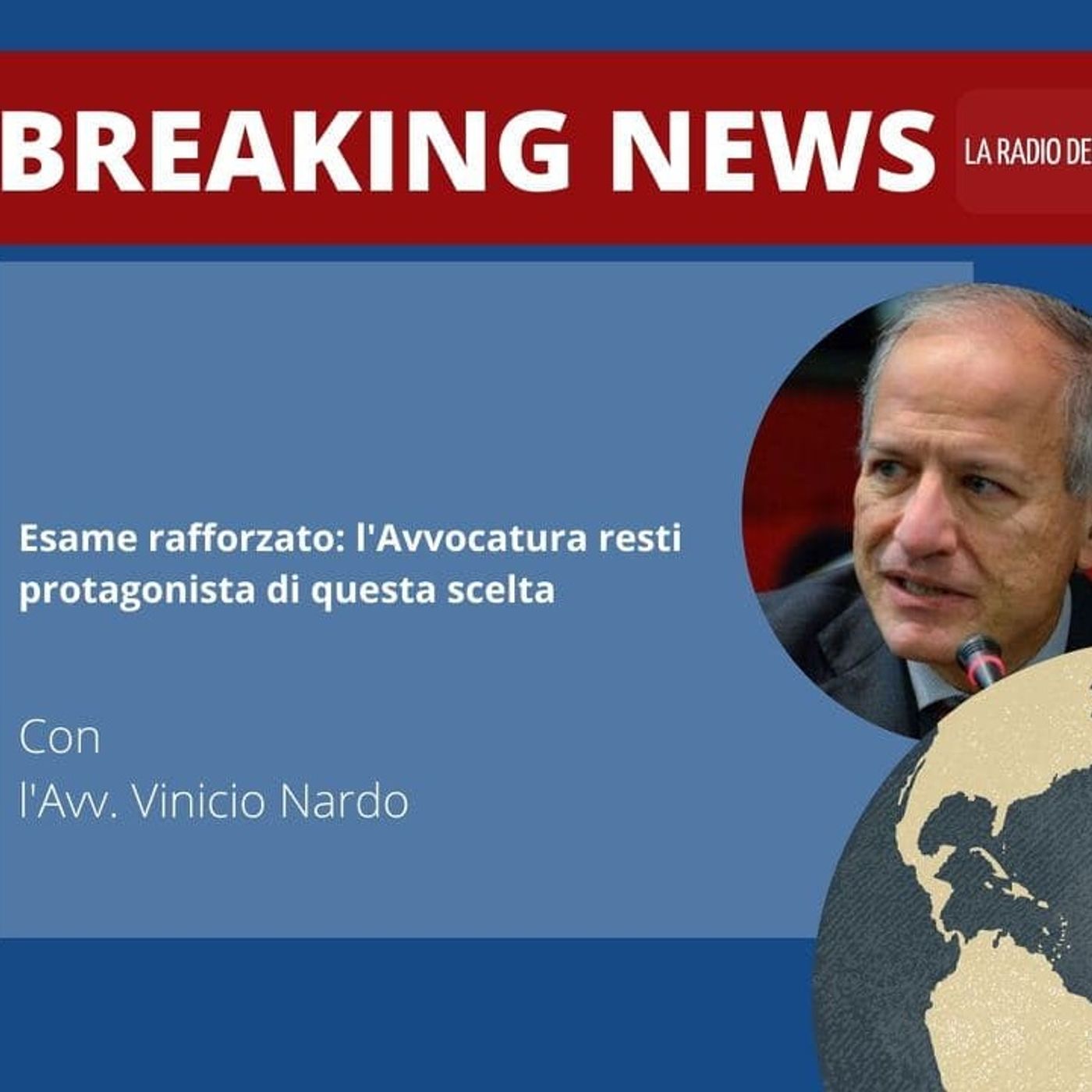 Esame rafforzato: l'Avvocatura resti protagonista di questa scelta. Avv. Vinicio Nardo #BreakingNews