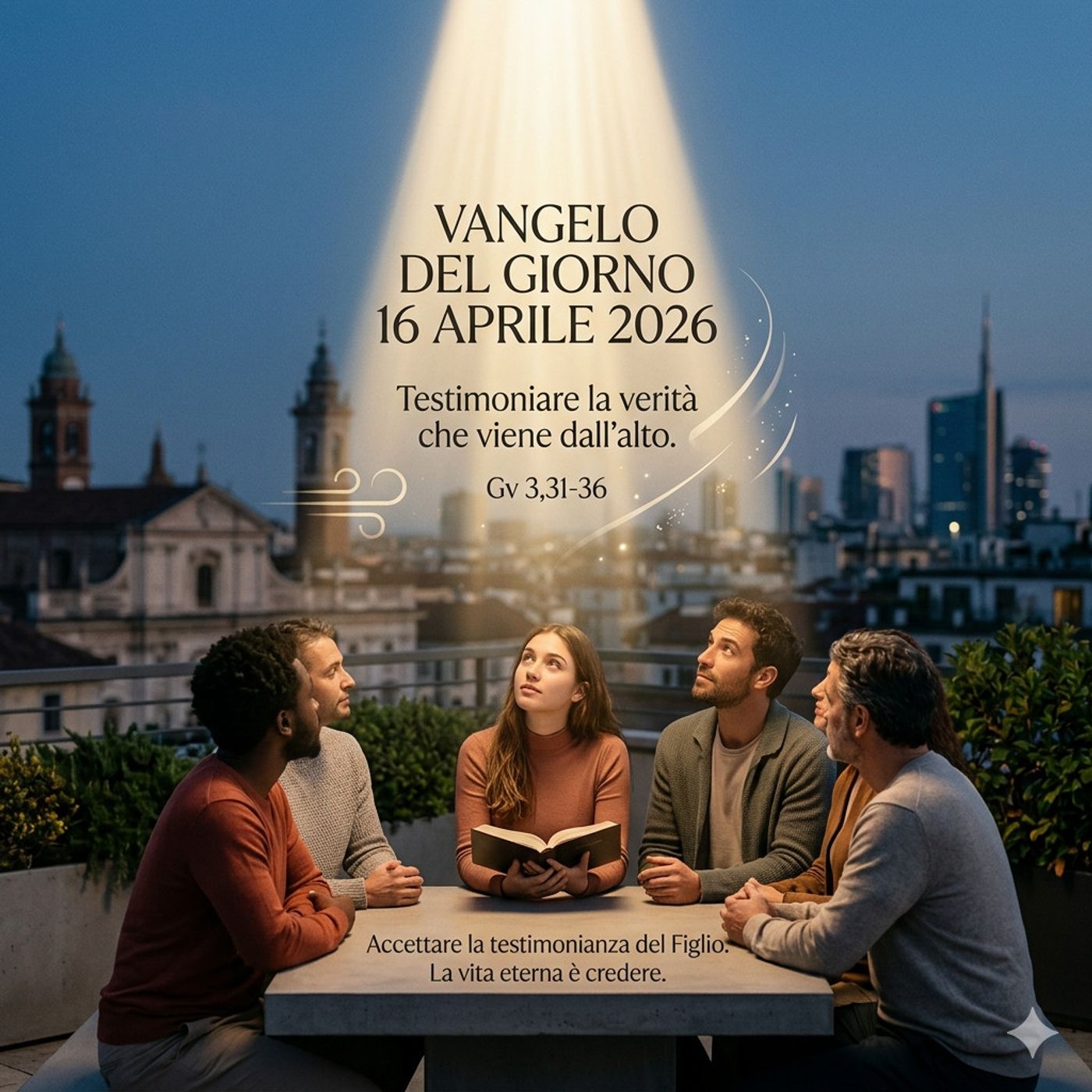 Vangelo del giorno 16 aprile 2026