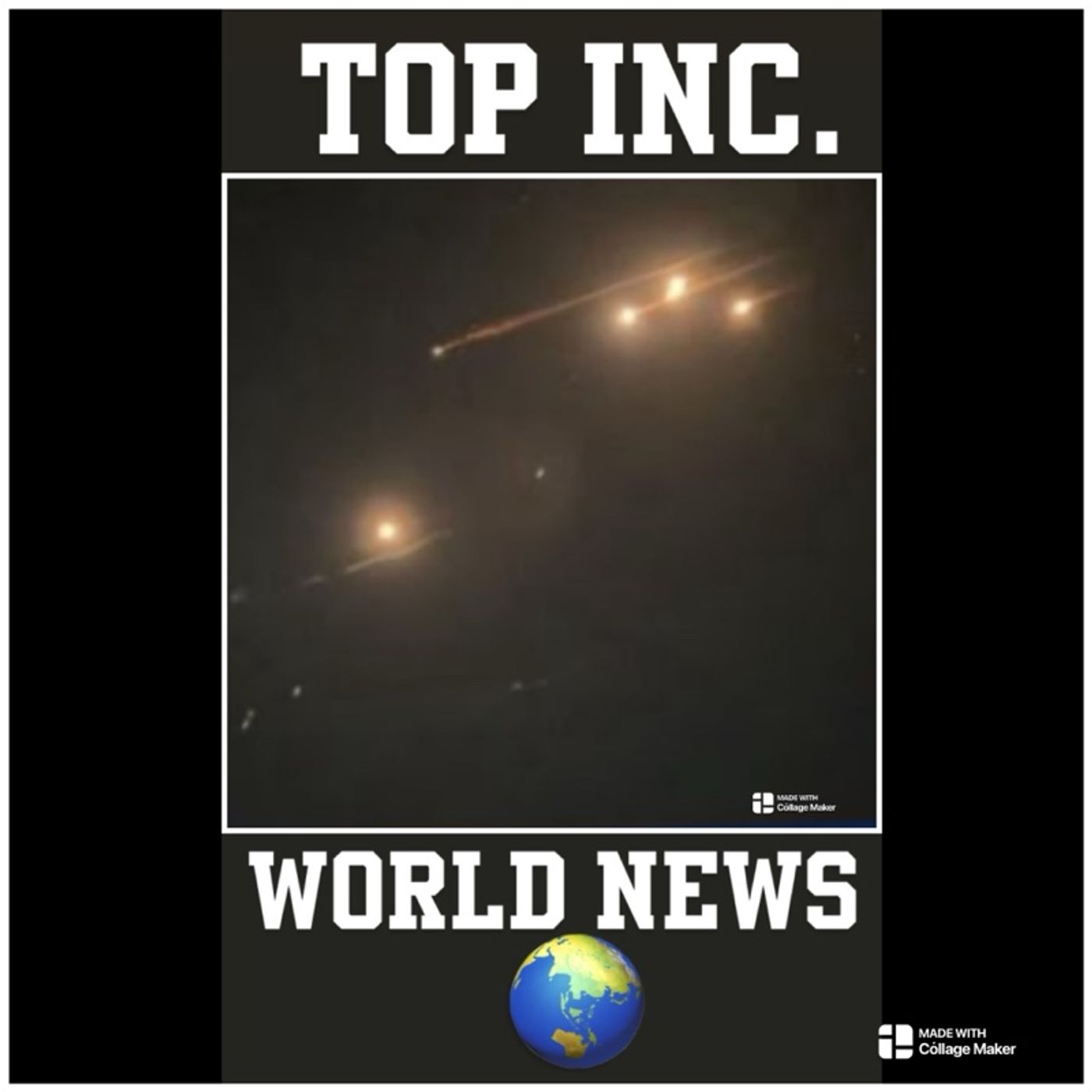 Episode 410- “TOP INC.”Club™️”Iran launched under 100 rockets toward Israel in 2 slavos, IDF says”