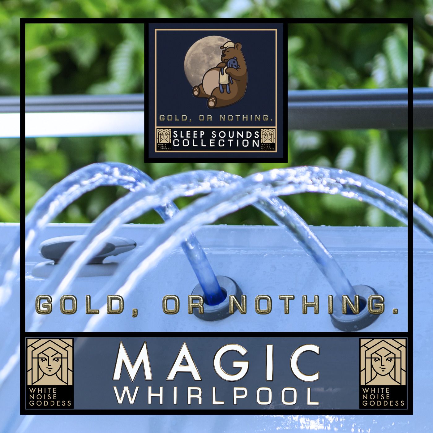 Magic Whirlpool | Water Bubbles White Noise | Deep Sleep