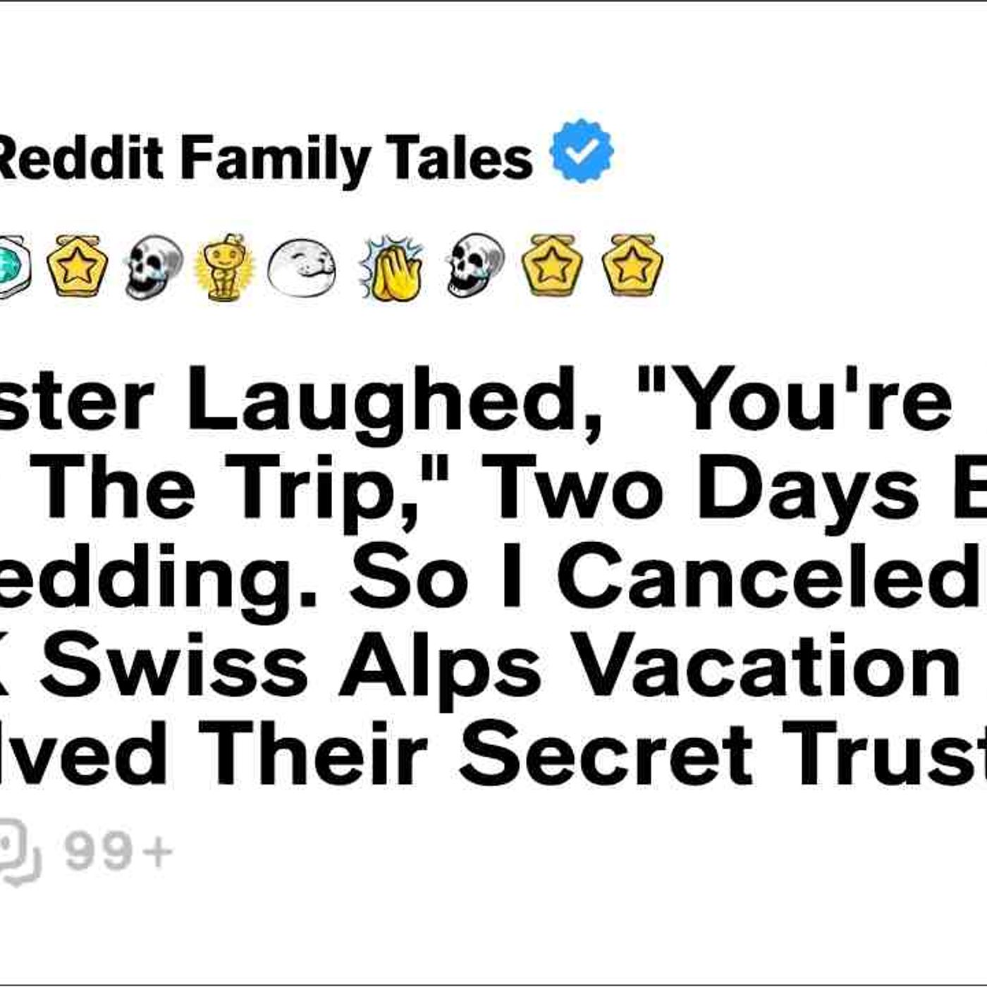 My Sister Laughed_ _You_re Not Worth The Trip__ Two Days Before My Wedding... - Reddit Story episode artwork