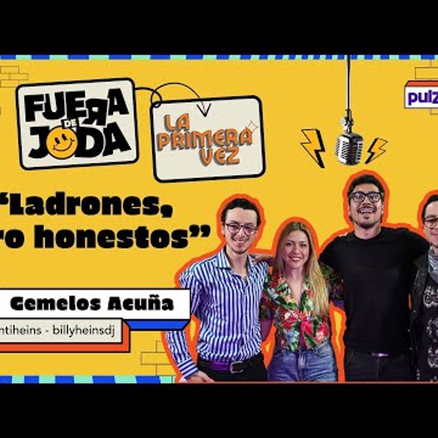 La Primera Vez de Santiago y Billy, los gemelos Acuña, en Fuera de Joda  Pulzo episode artwork