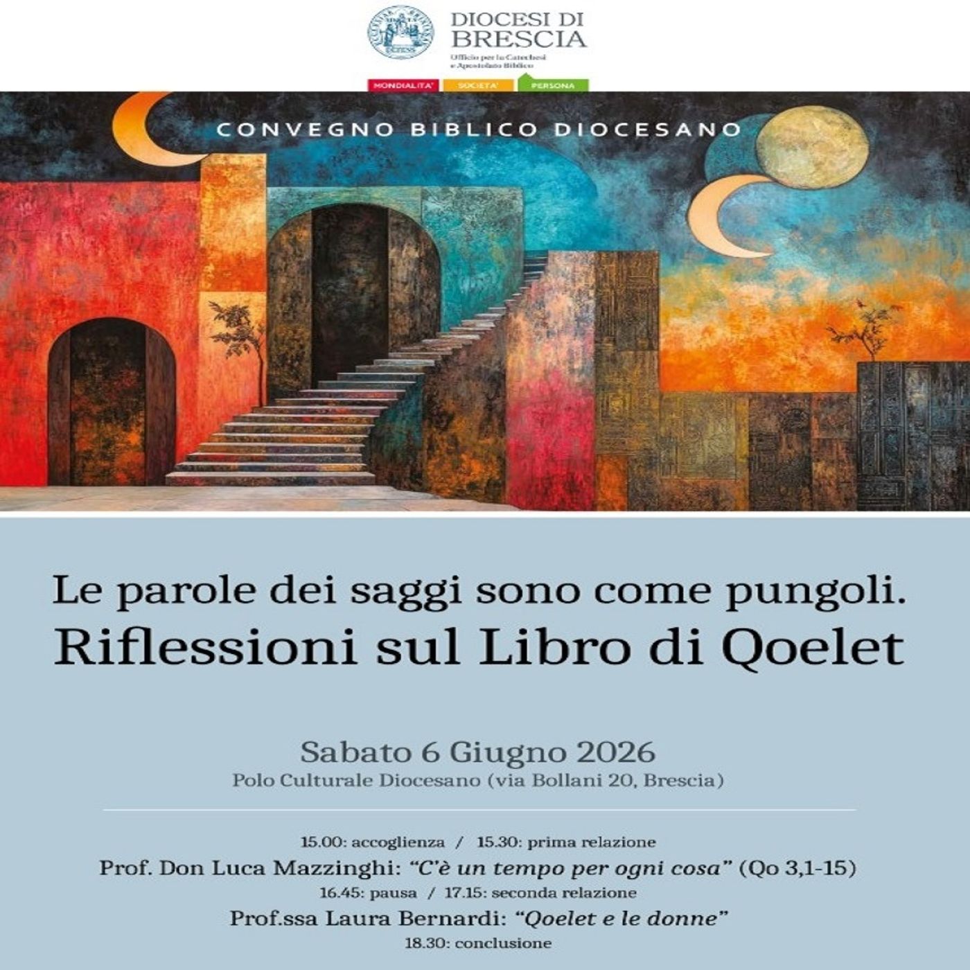 Il Convegno Bibilico Diocesano ci racconta la sapienza di Qoelet: intervista a Mons. Faustino Guerini  -  29 maggio 2026 episode artwork